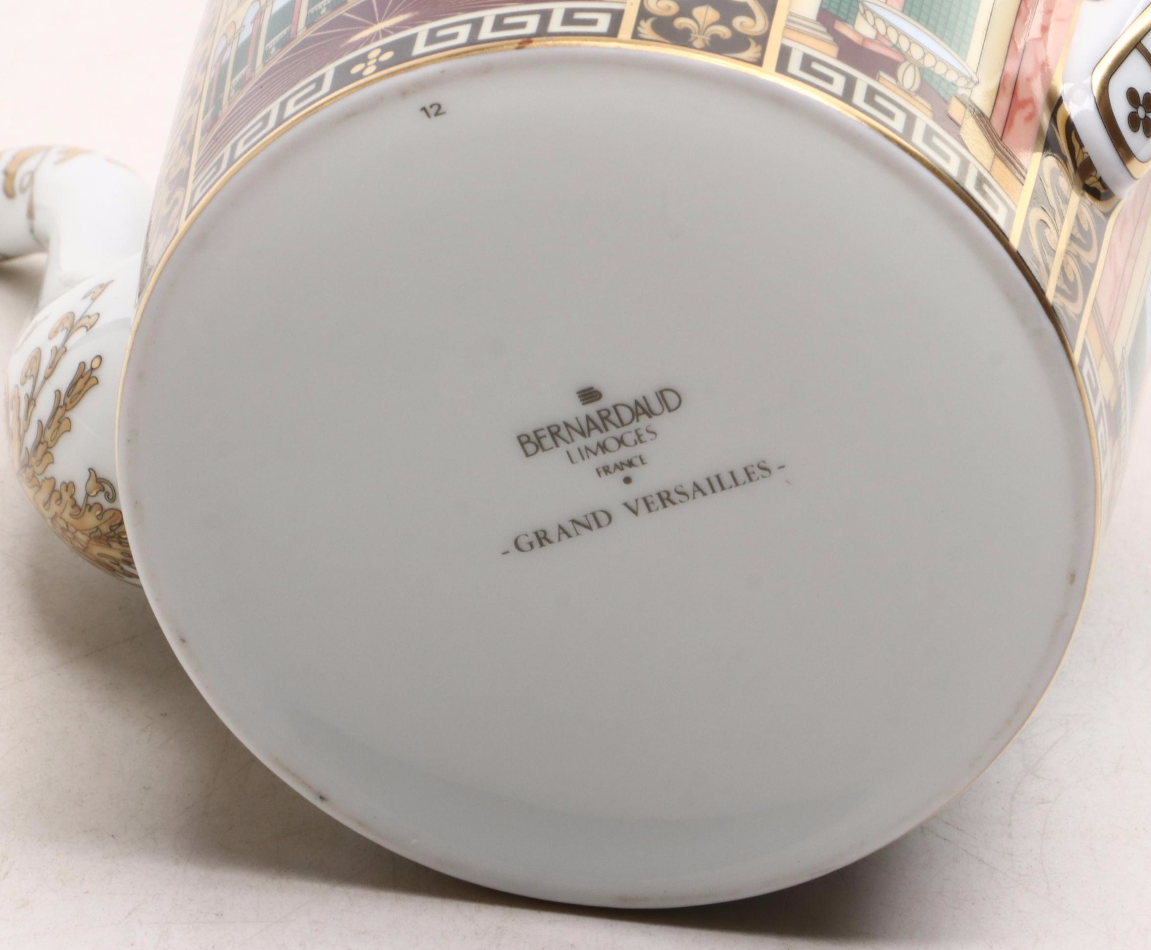 Bernardaud Limoges Porcelain "Grand Versailles" Coffee Service, 1998–2022