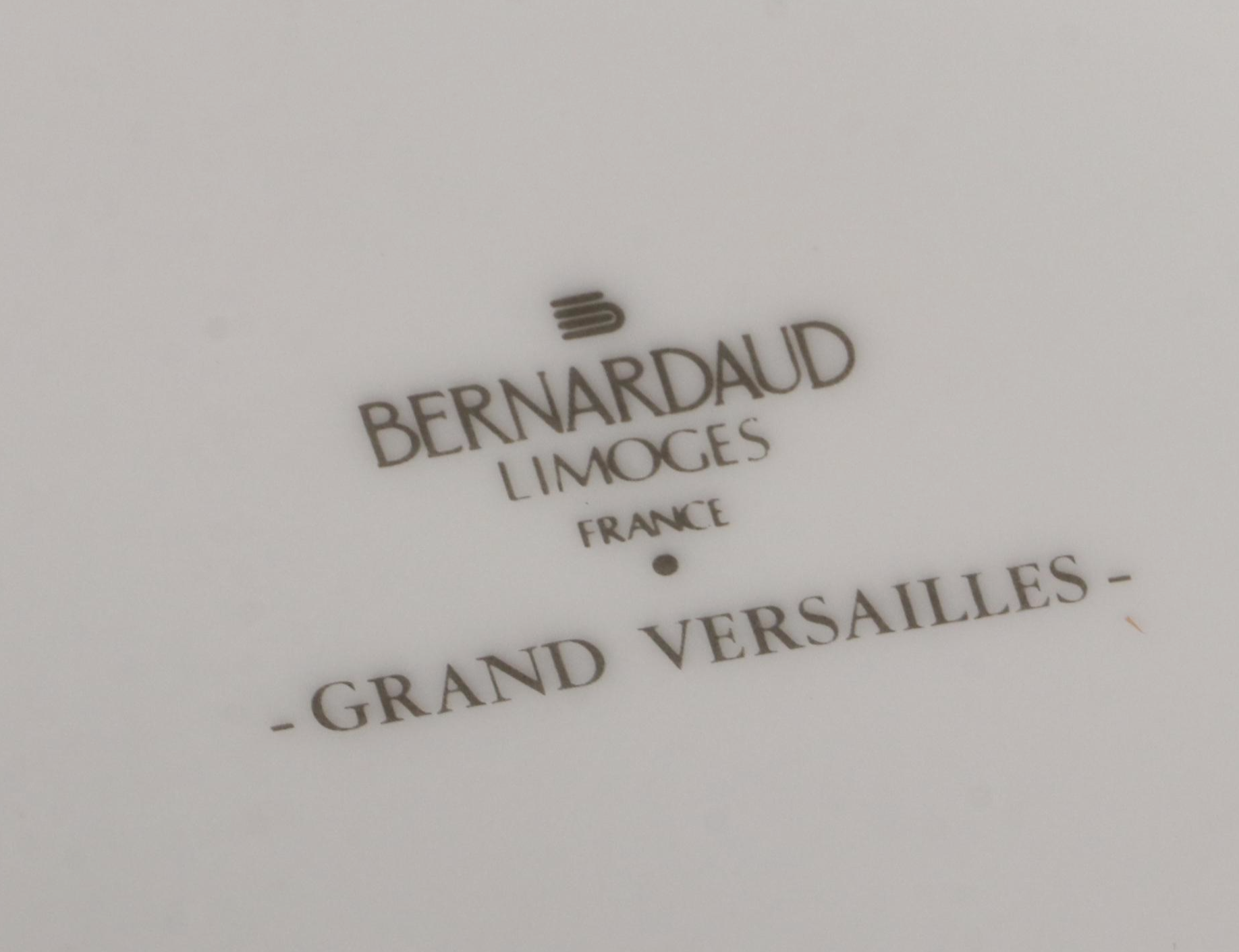 Bernardaud Limoges Porcelain "Grand Versailles" Coffee Service, 1998–2022