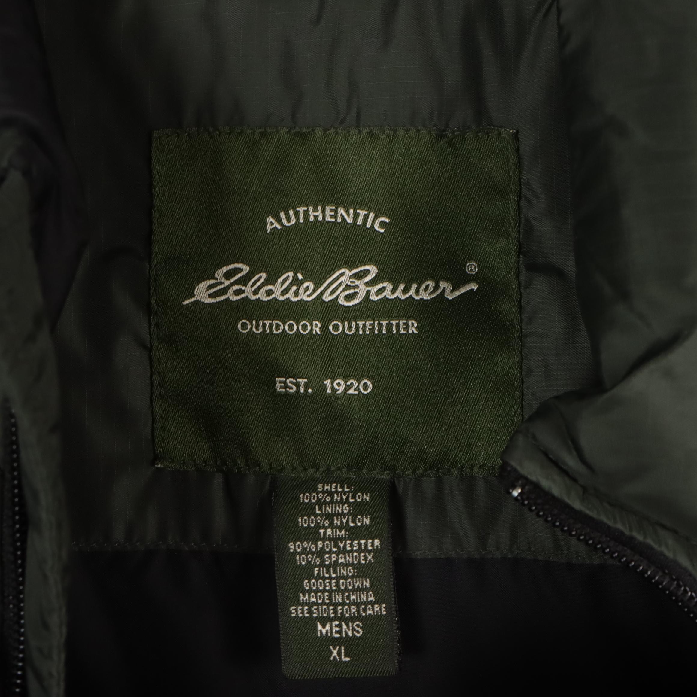 Men's Cabela's Cargo Vest with Cabela's and Eddie Bauer Goose Down Vests