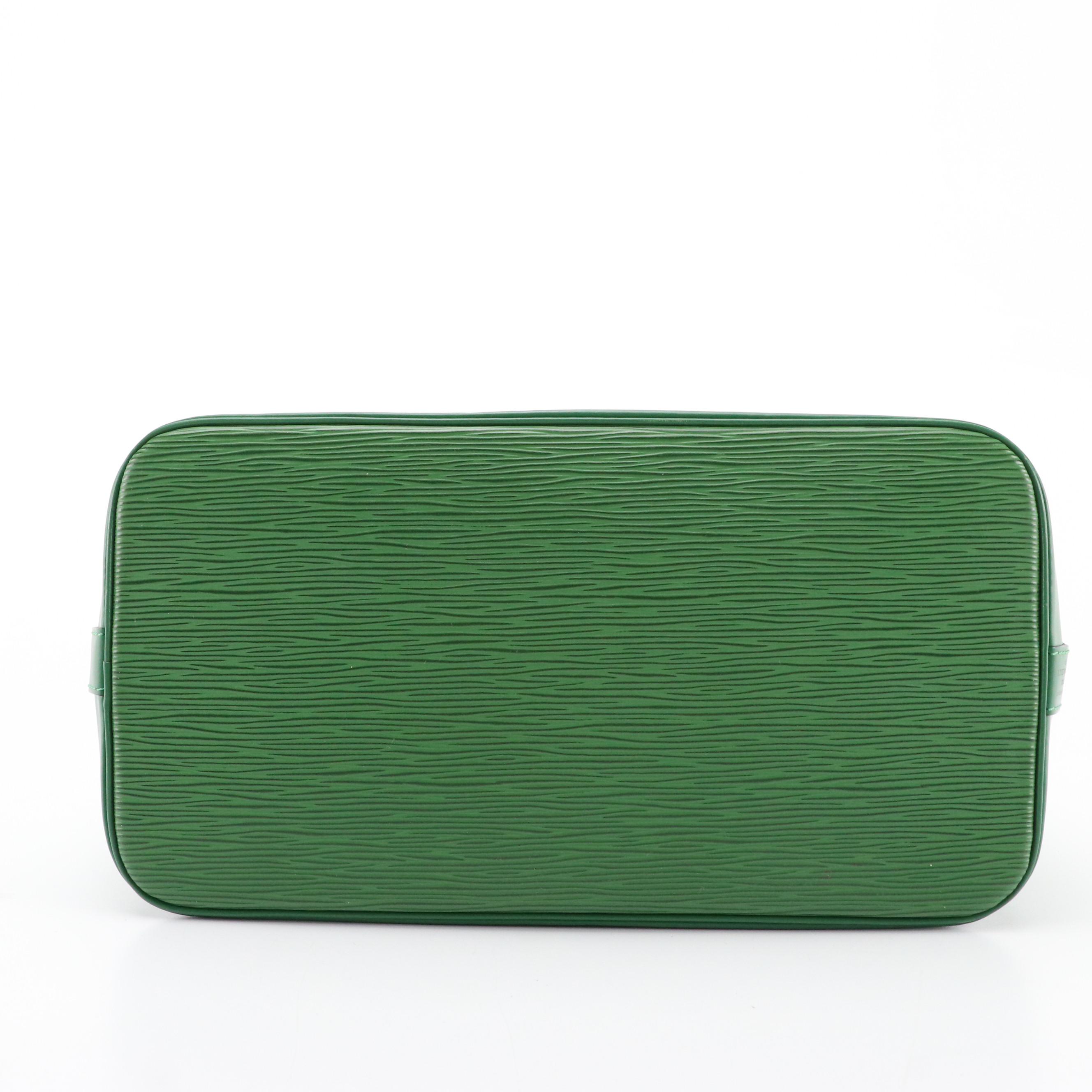 Louis Vuitton Alma PM Handbag in Borneo Green Epi Leather