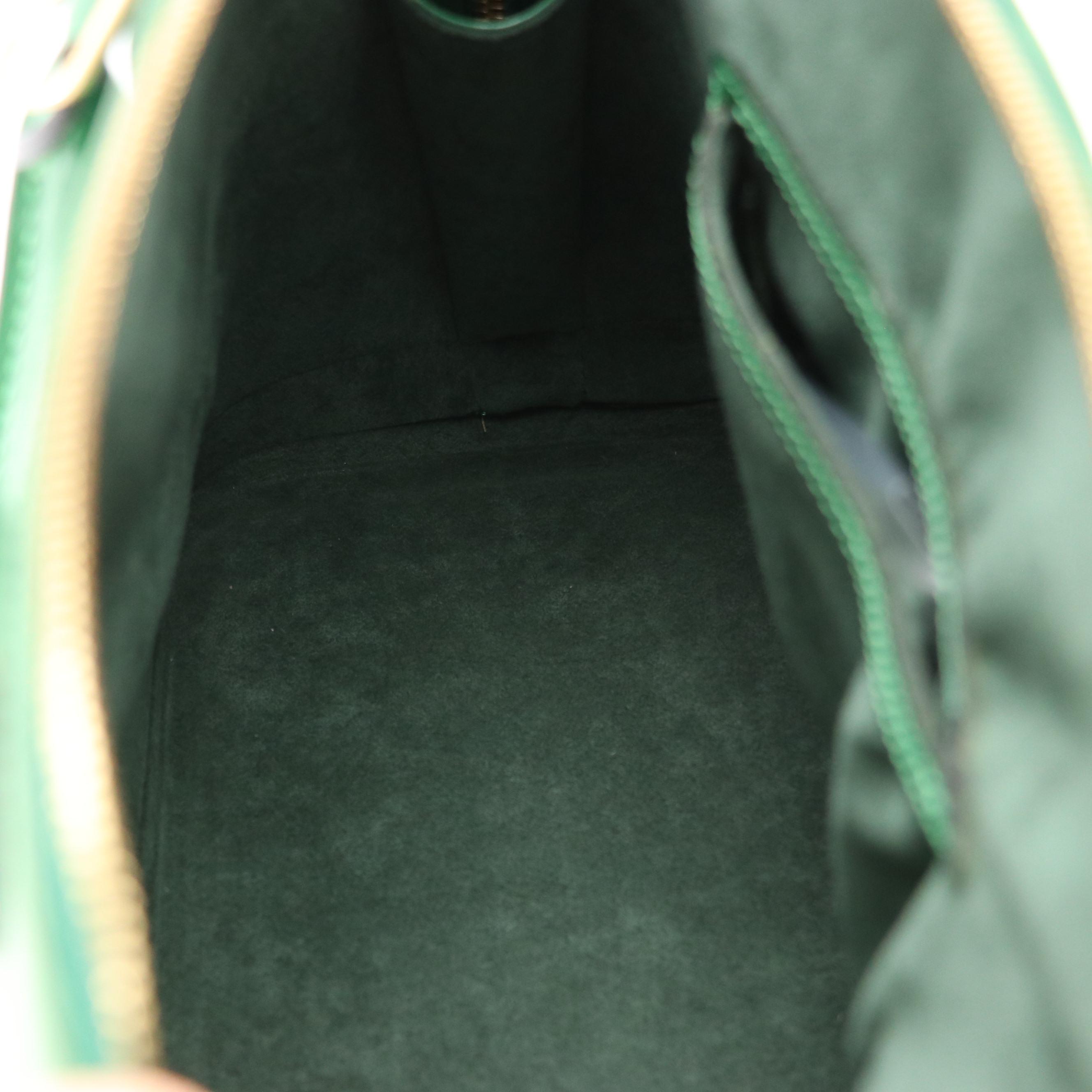 Louis Vuitton Alma PM Handbag in Borneo Green Epi Leather