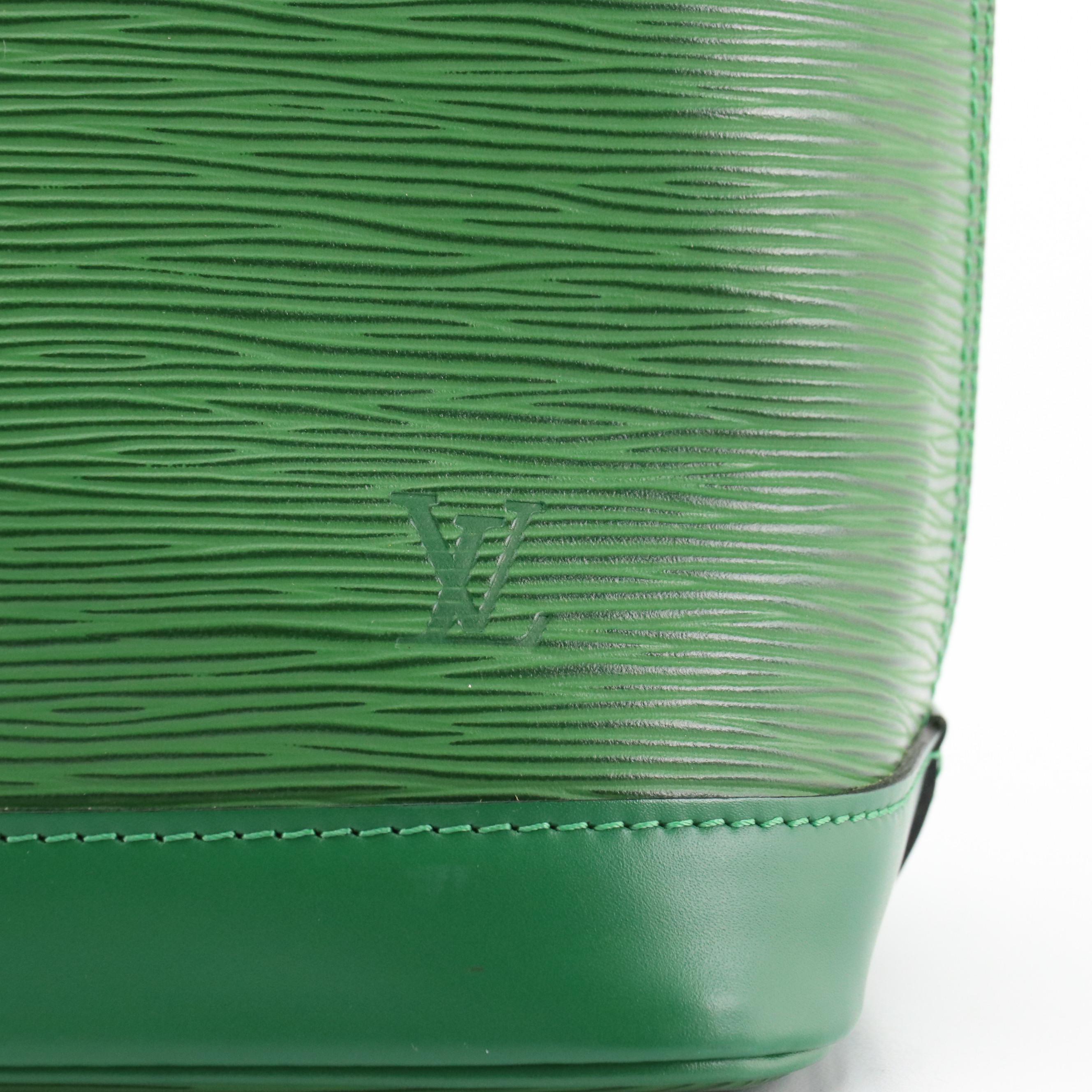 Louis Vuitton Alma PM Handbag in Borneo Green Epi Leather