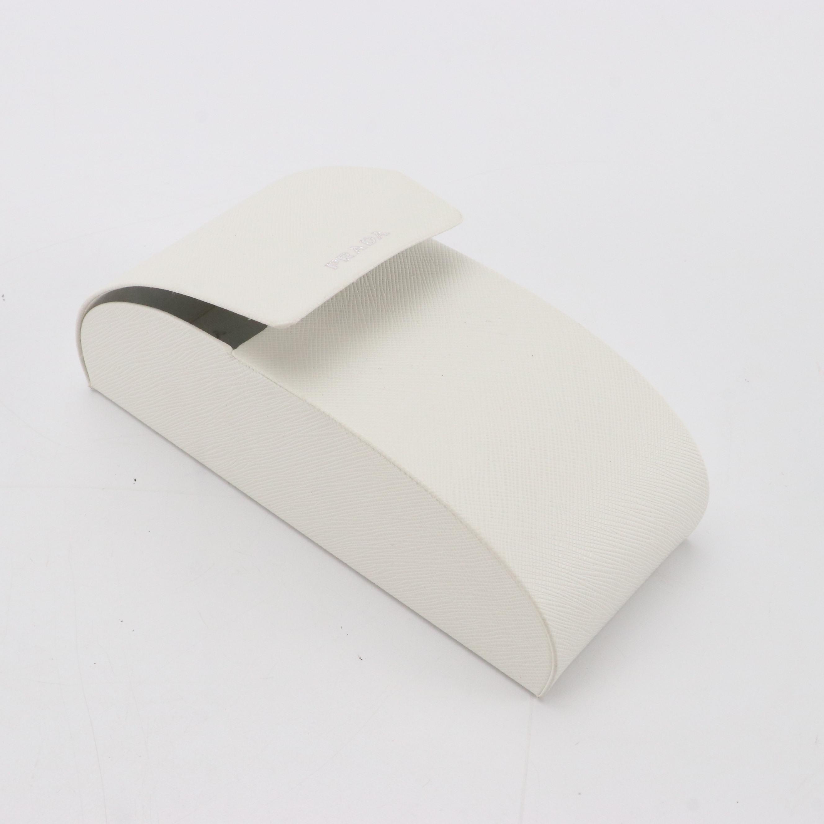 Prada SPR08T Minimal Baroque Oversized Round Sunglasses with Case