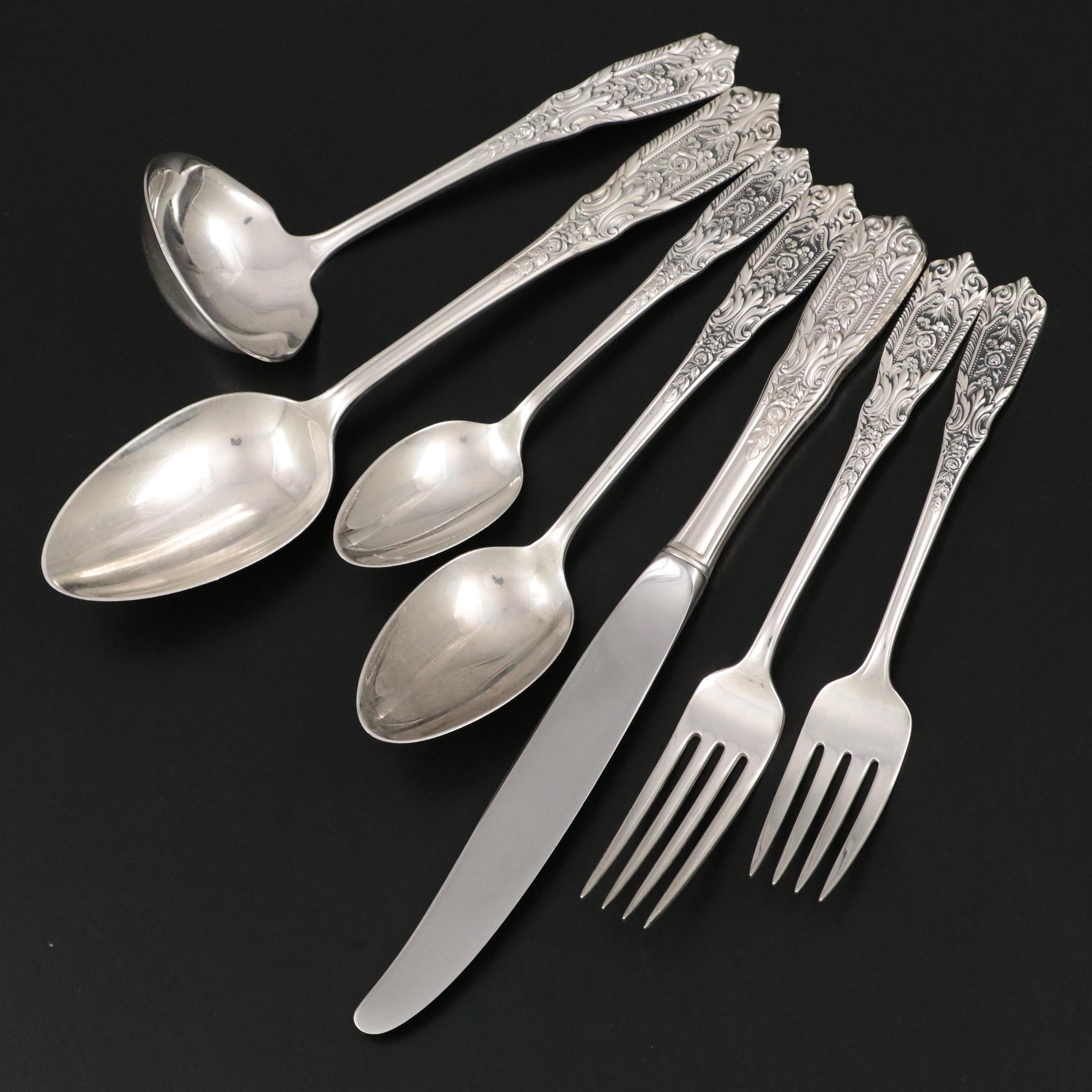 Westmoreland "Milburn Rose" Sterling Silver Flatware