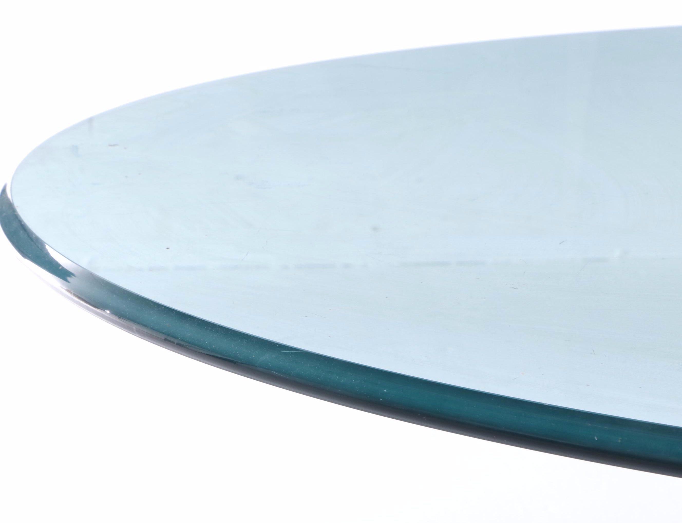 Henredon Glass Top Burl Wood and Lacquered Brass Dining Table