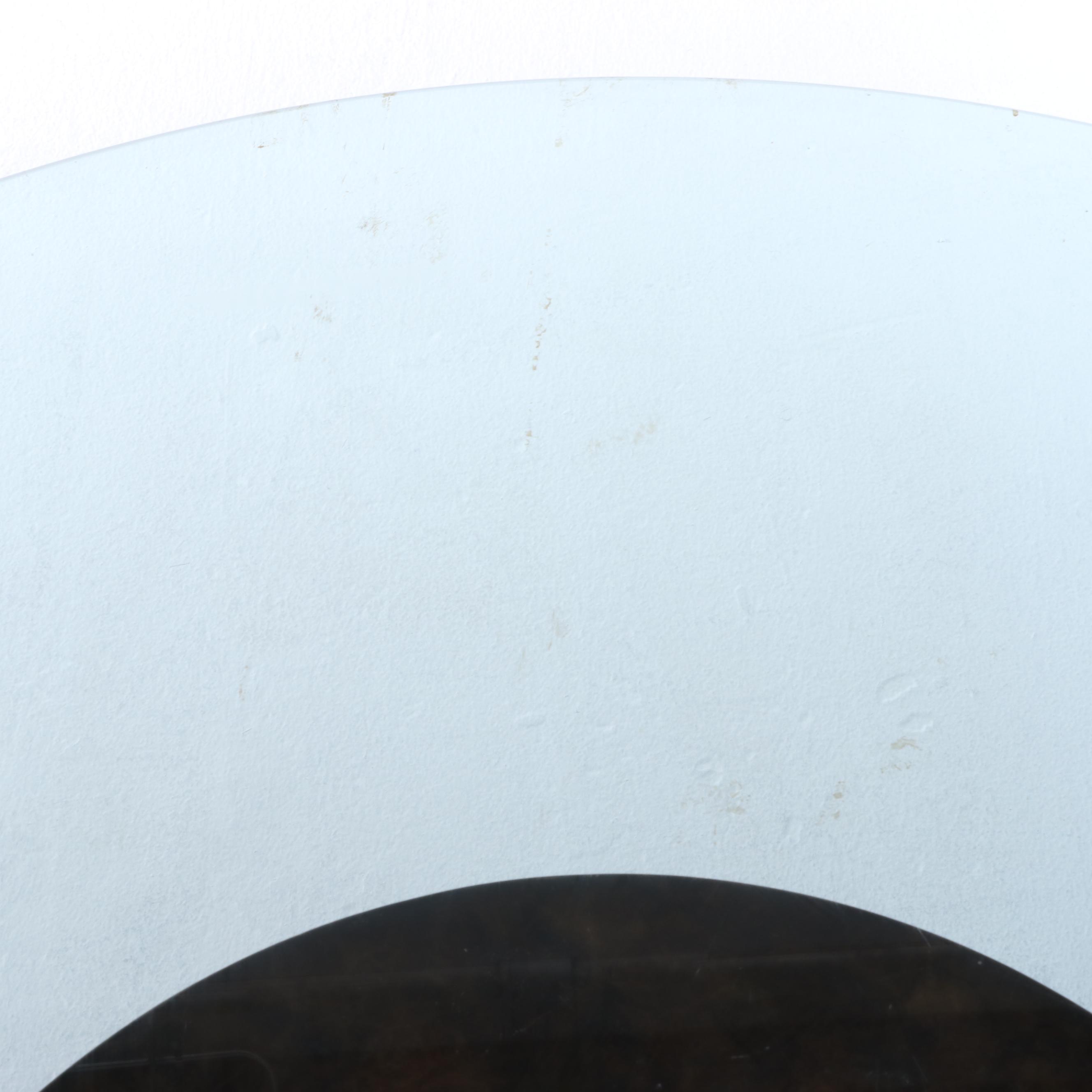 Henredon Glass Top Burl Wood and Lacquered Brass Dining Table