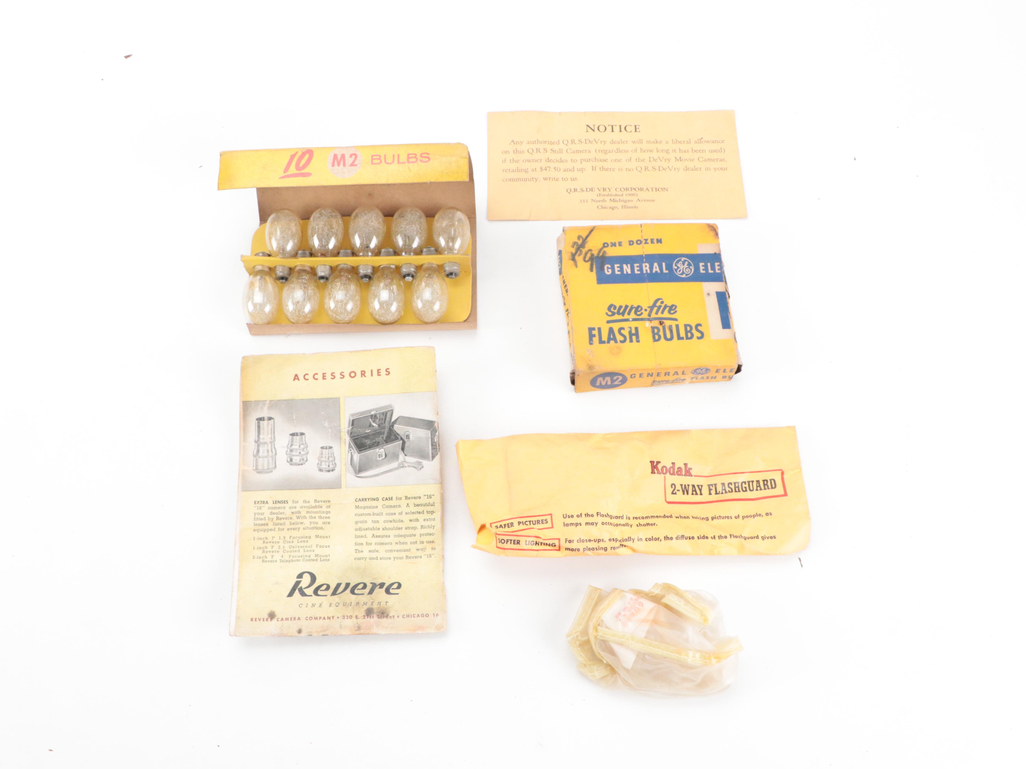 Kodak, Ansco with Other Cameras and Video Camera, Mid-20th Century