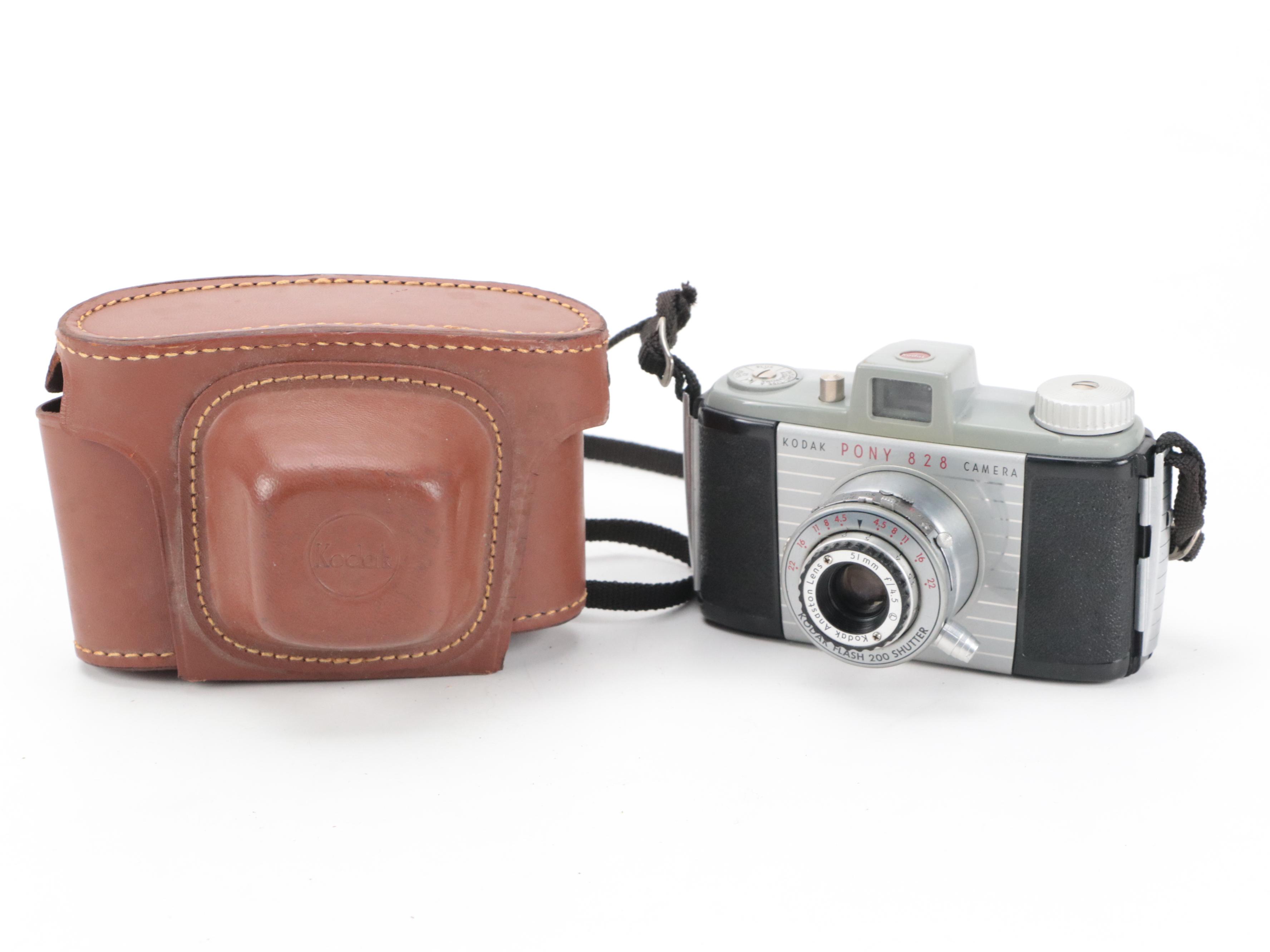 Kodak, Ansco with Other Cameras and Video Camera, Mid-20th Century