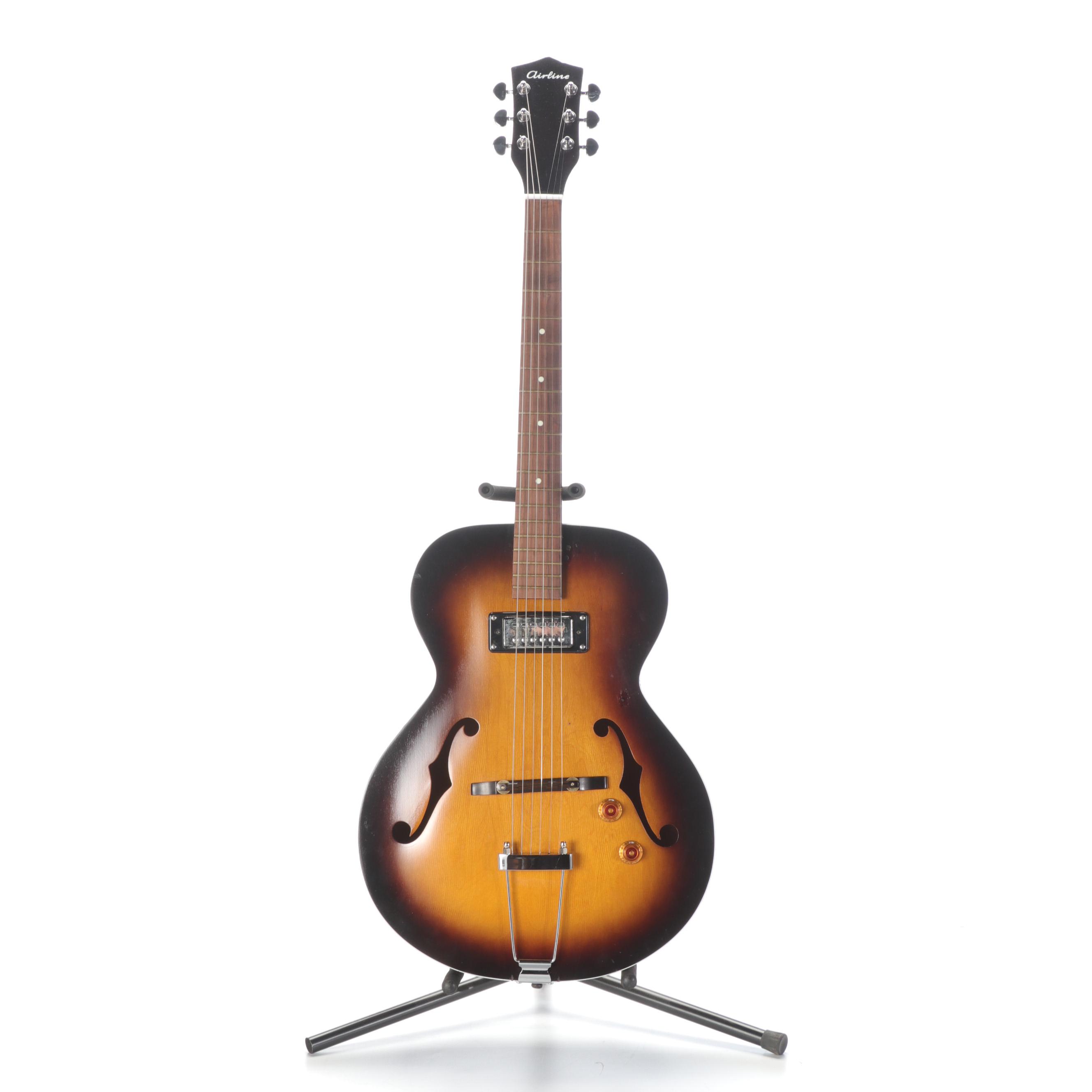 Airline N-3 Right-Handed Acoustic-Electric Guitar