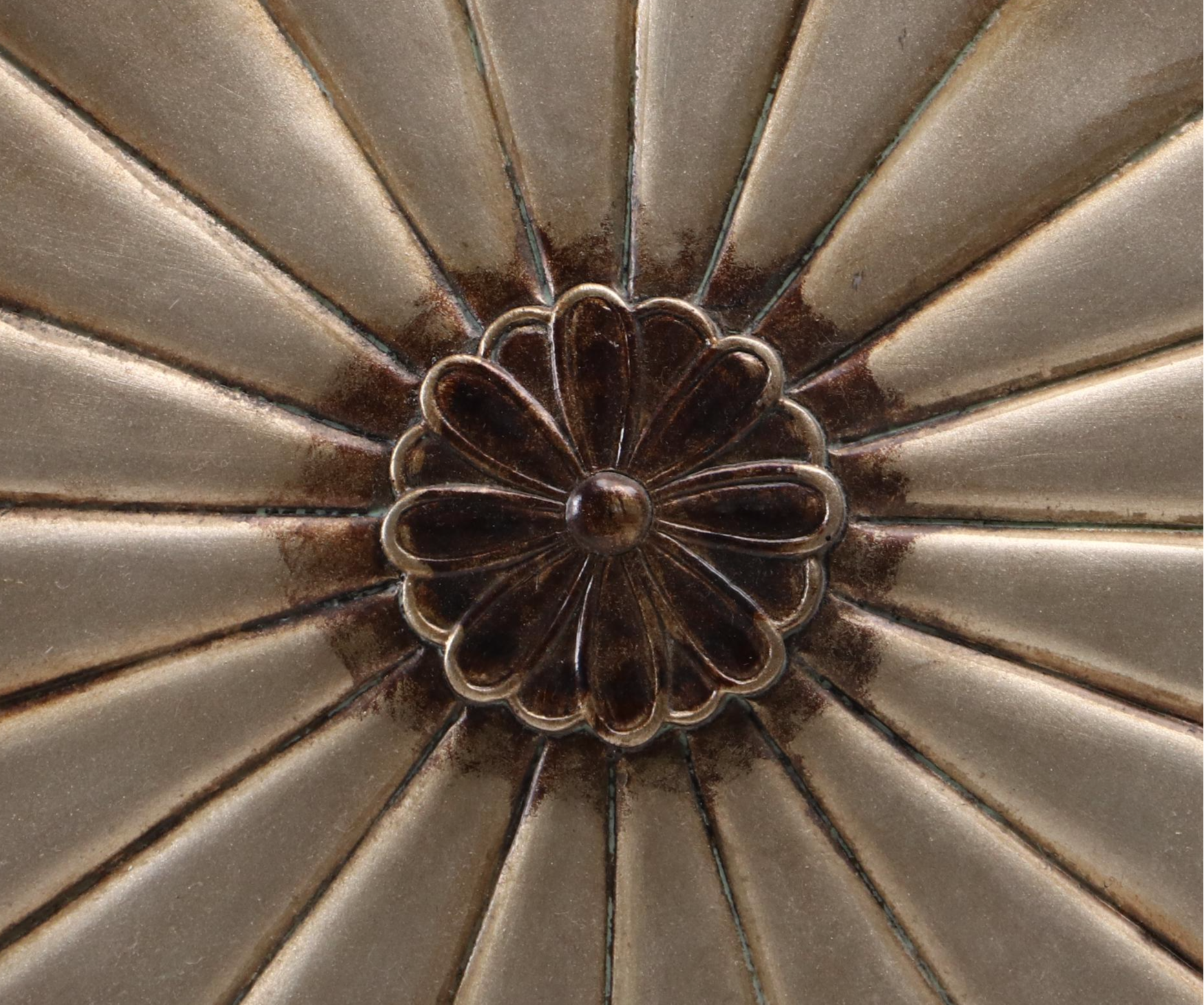 Contemporary Embossed Resin Decorative Plate, Boxes, Compote and Mirrored Tray