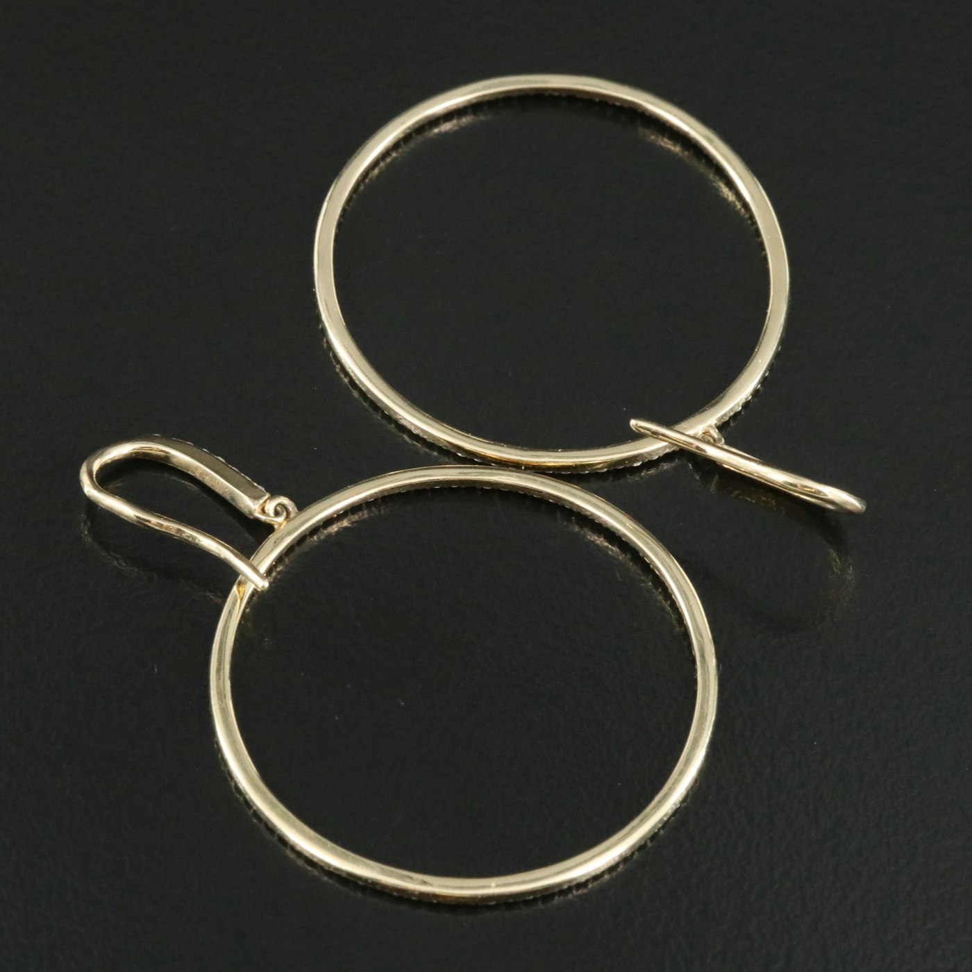 Lana Jewelry 14K 1.00 CTW Diamond Circle Earrings | EBTH