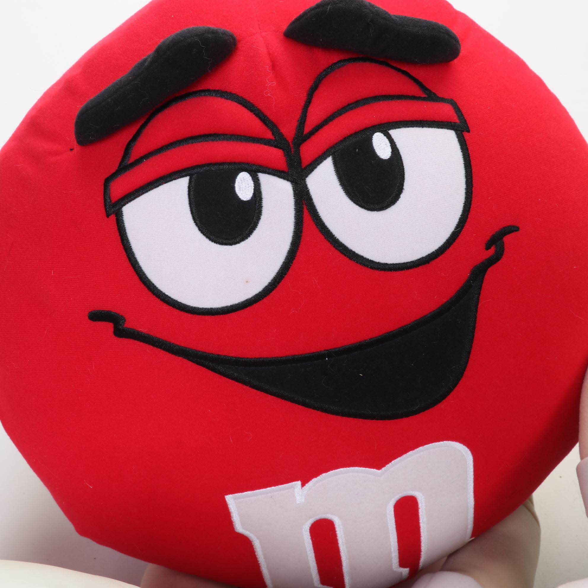 Green and Red M & M's Plush Candy Characters