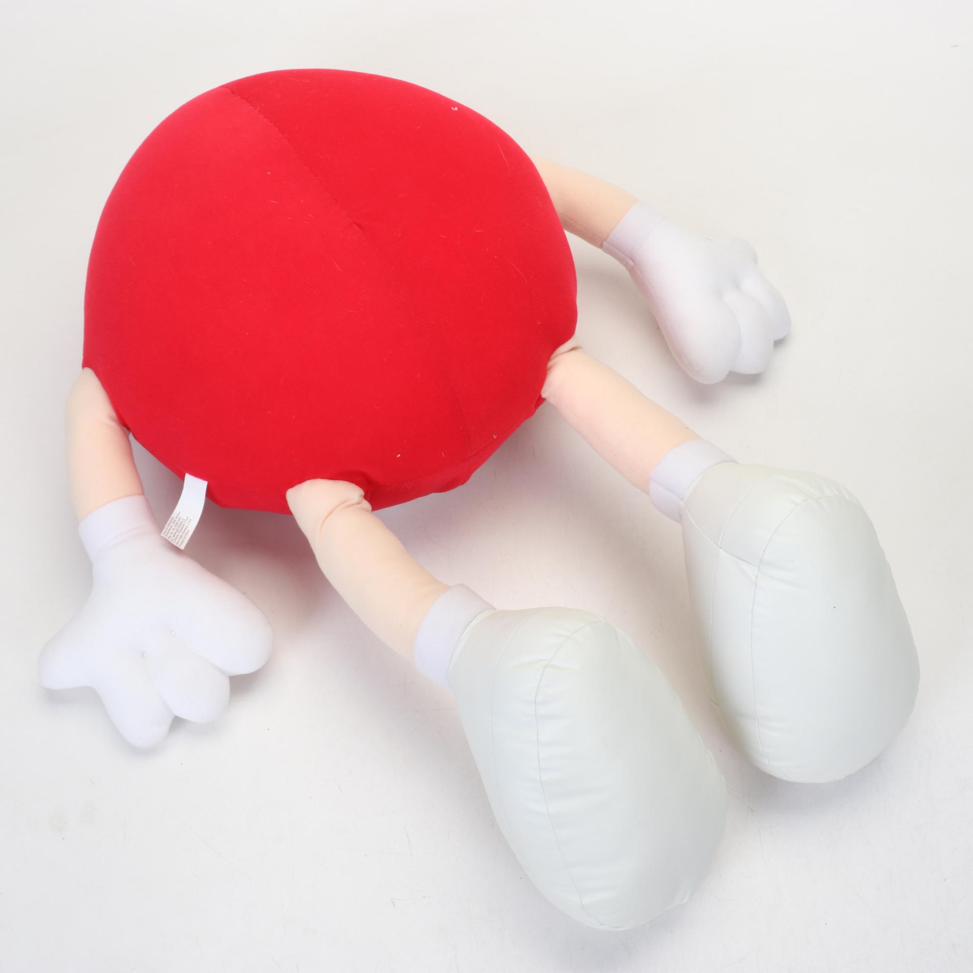 Green and Red M & M's Plush Candy Characters