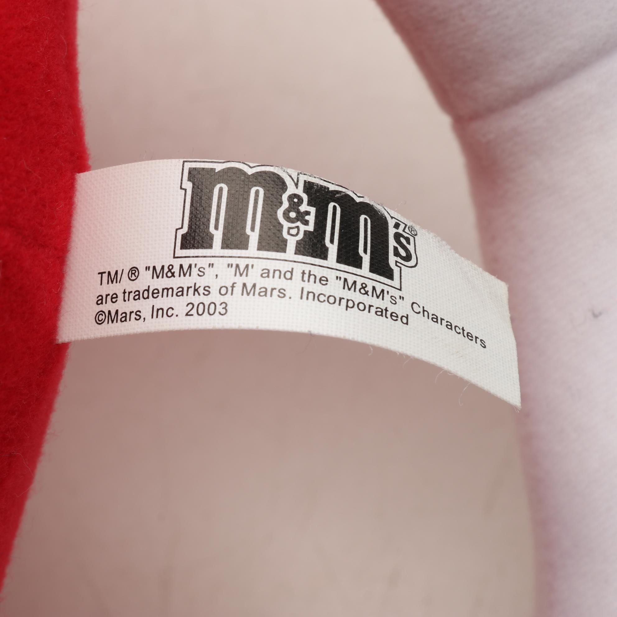 Green and Red M & M's Plush Candy Characters