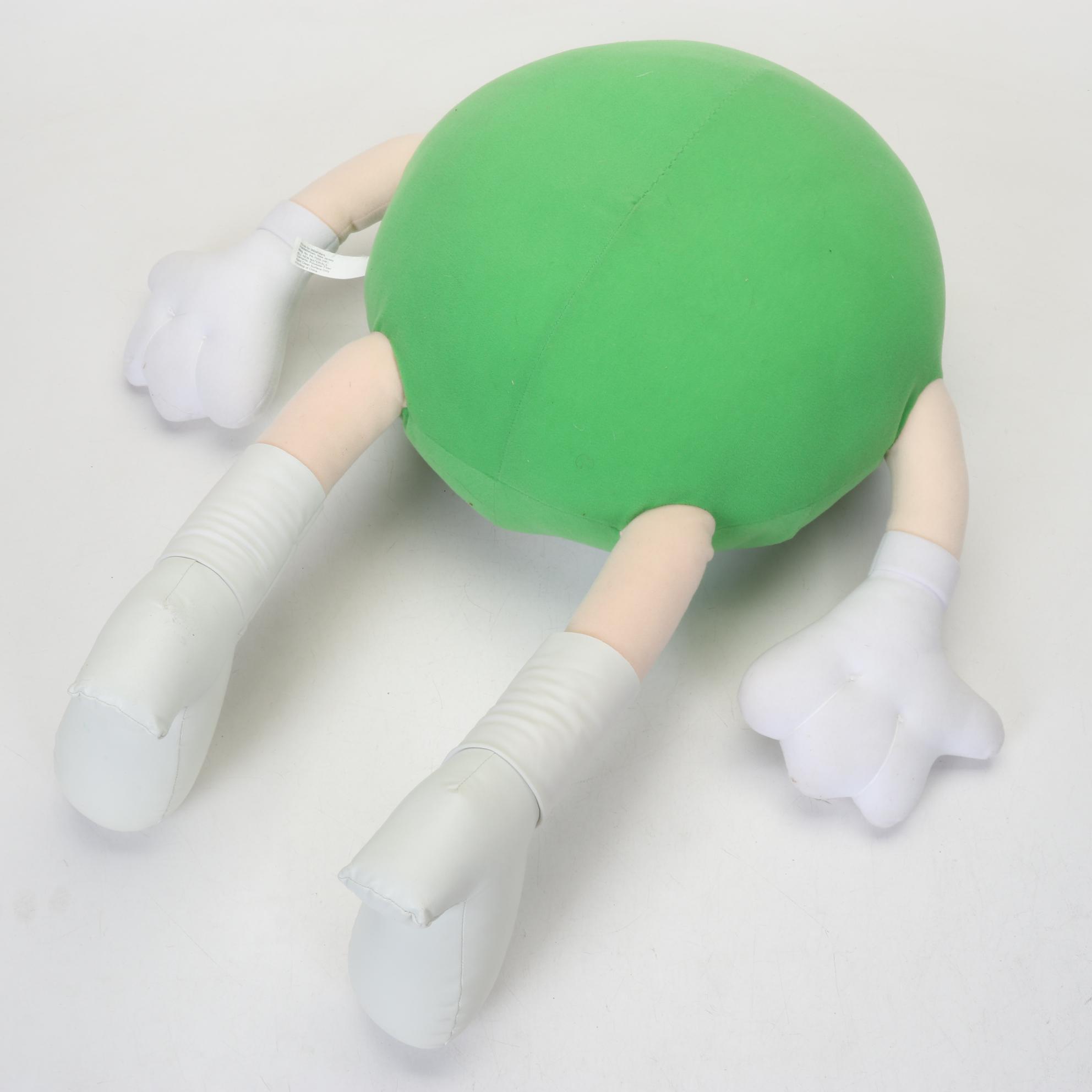 Green and Red M & M's Plush Candy Characters