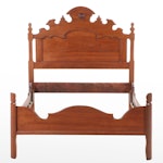 Victorian Walnut and Poplar Bed Frame, Late 19th Century