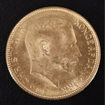 1915 Denmark Twenty Kroner Gold Coin