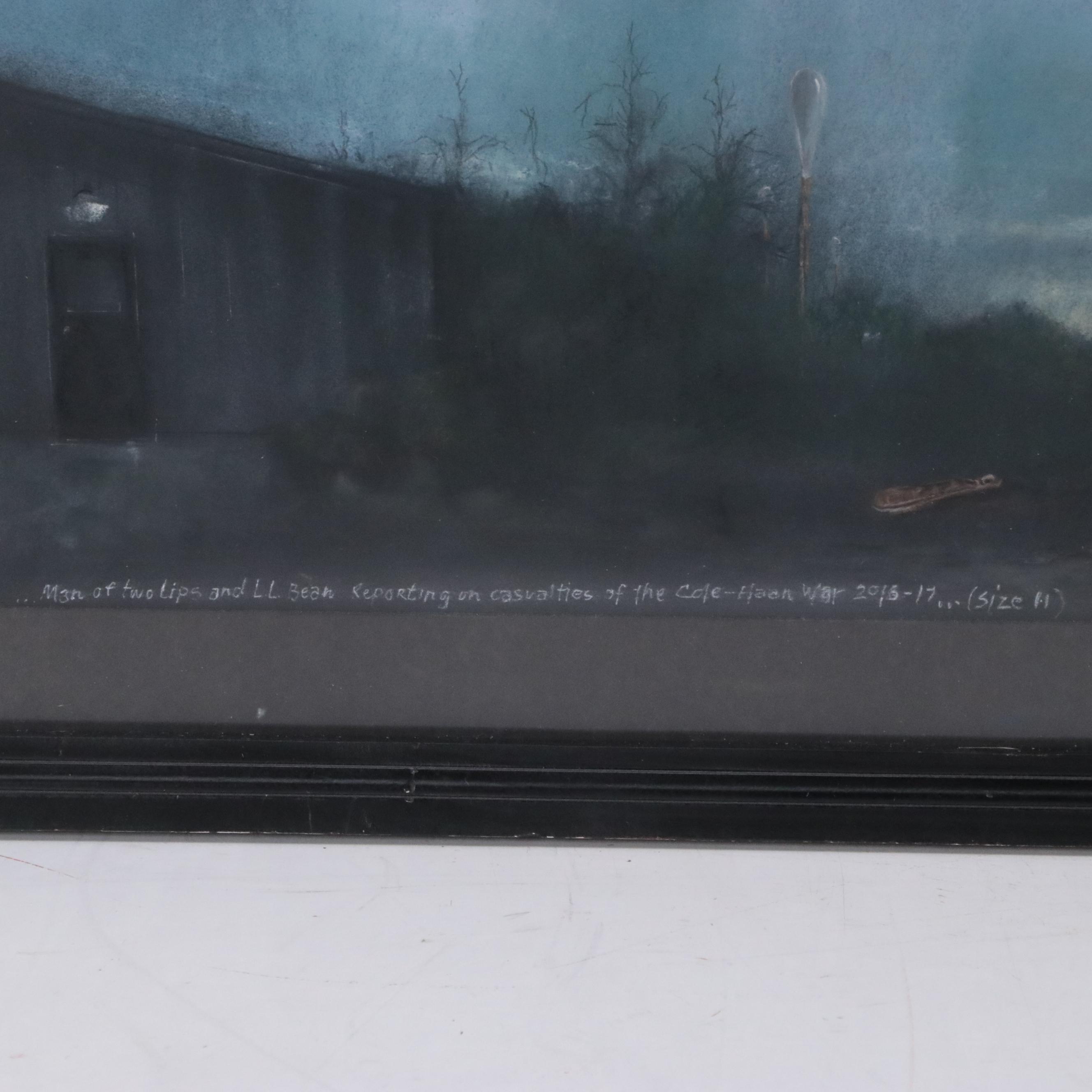 Del Holt Surreal Pastel Drawing
