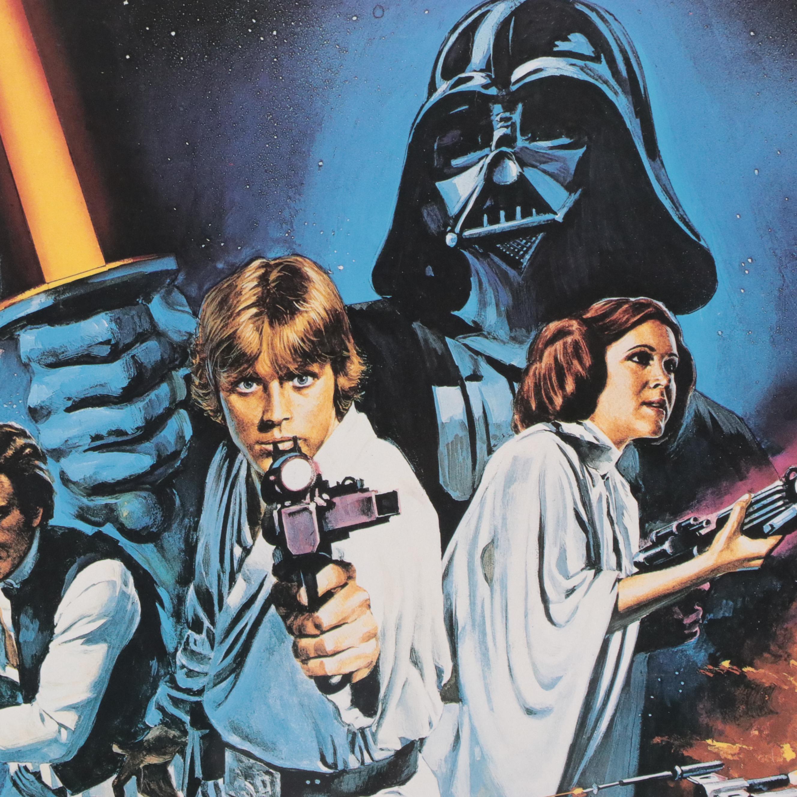 Star Wars Episode IV Offset Reproduction Poster "A New Hope," 1990s