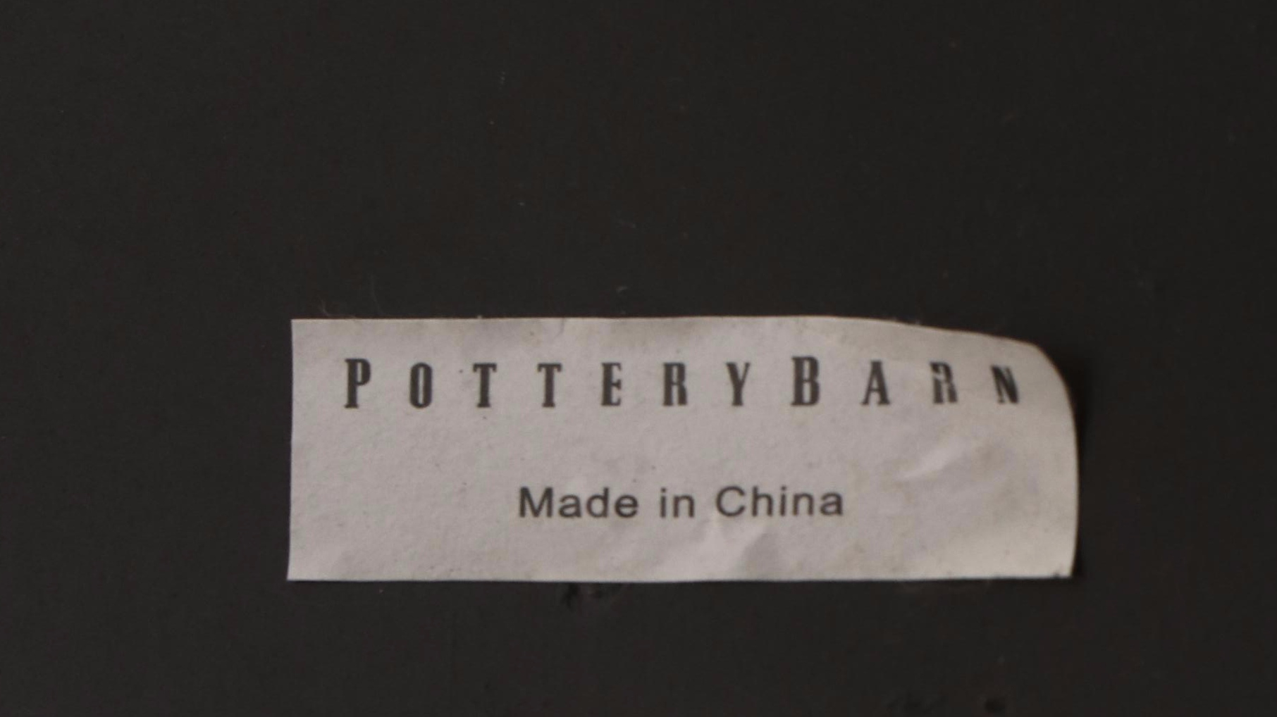 Pottery Barn Candle Lantern with Birch Wrapped LED Candle, Pine Cones, More