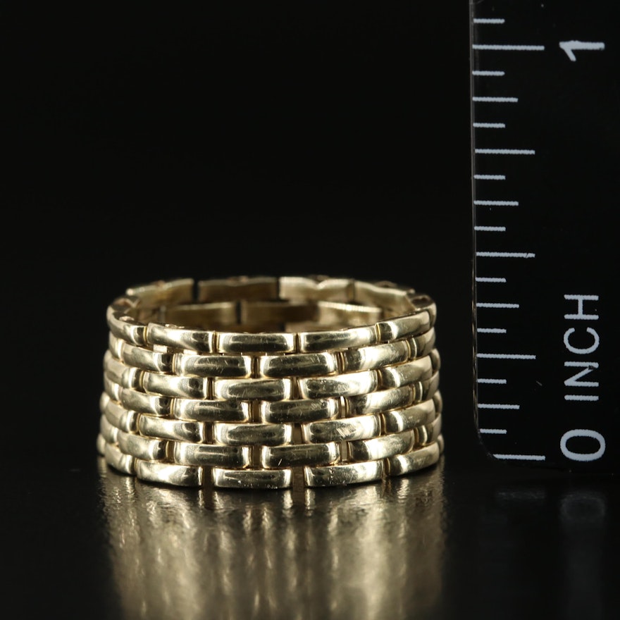 14K Articulated Panther Link Ring | Everything But The House