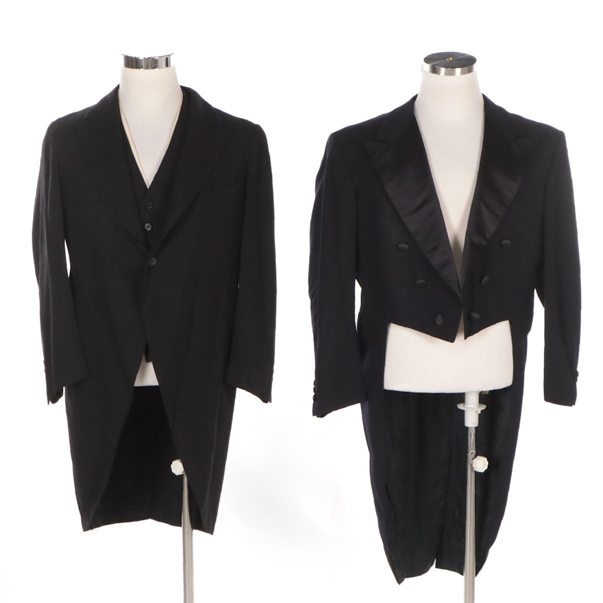 Bespoke Wool Tailcoats Owned by Albert Benjamin "Happy" Chandler, 1930s–50s