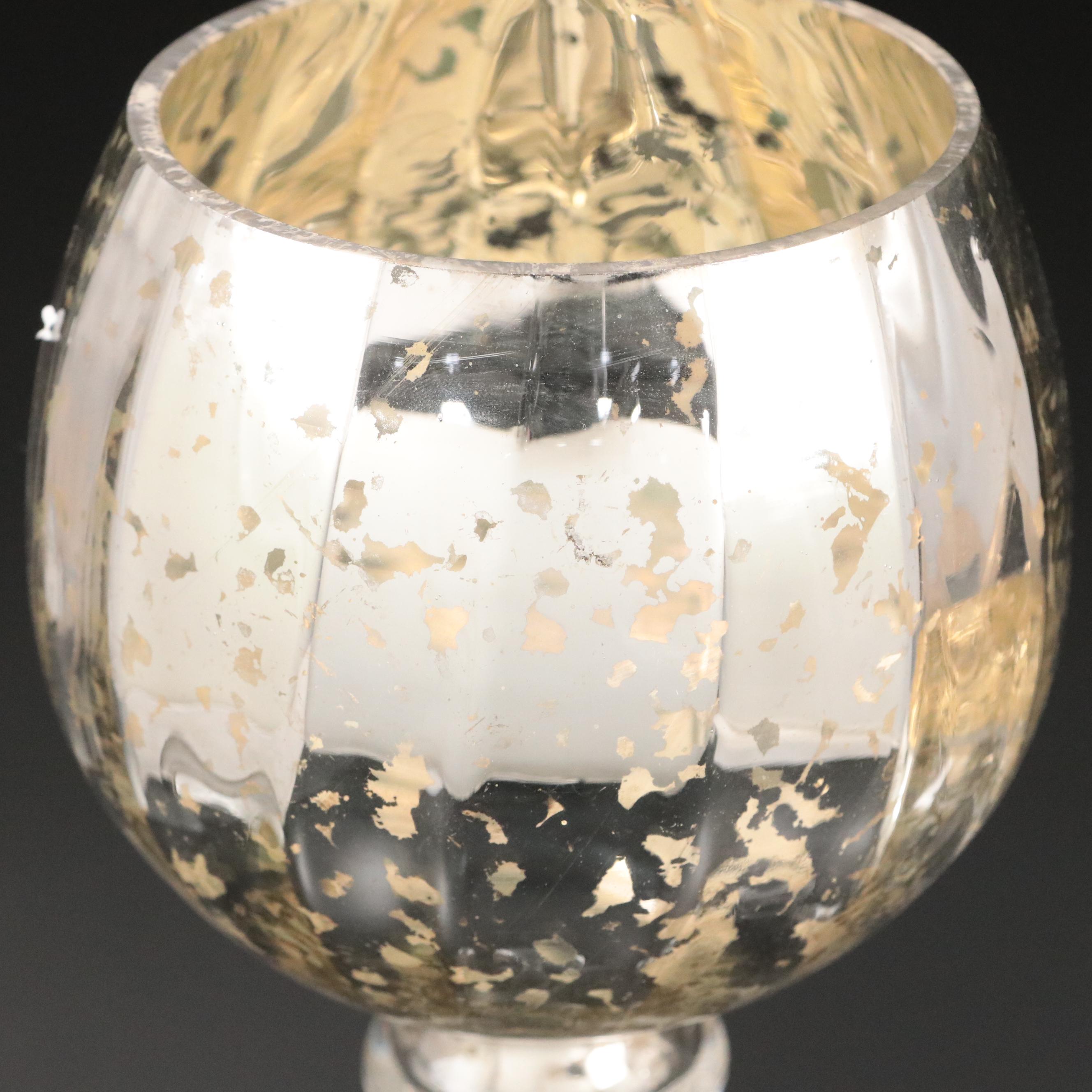 Mercury Glass Candle Holders