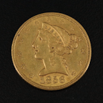 1856 Liberty Head $5 Gold Coin