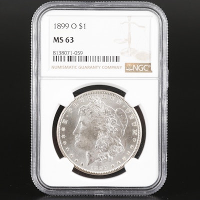 NGC MS63 1899-O Morgan Silver Dollar