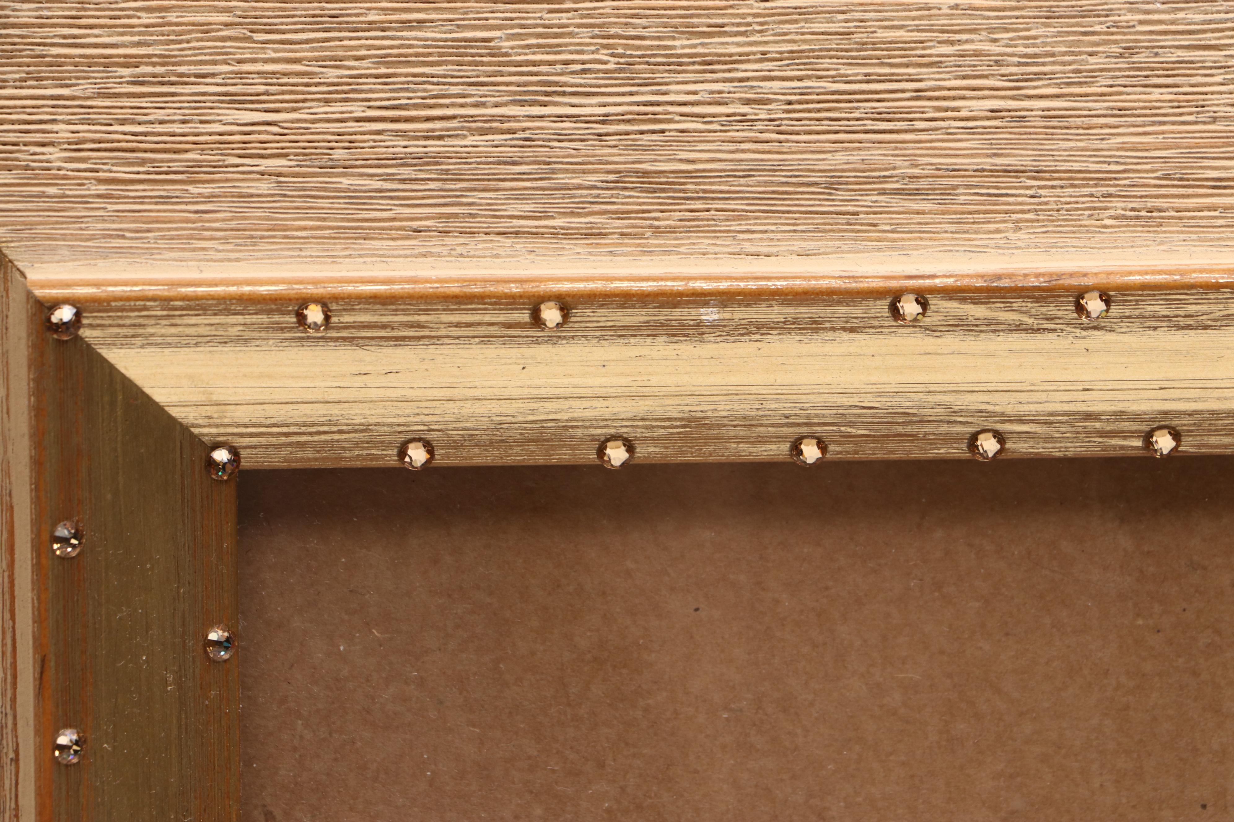 Bejeweled Picture Frames with Tray and Whimsical Beaded Candlesticks