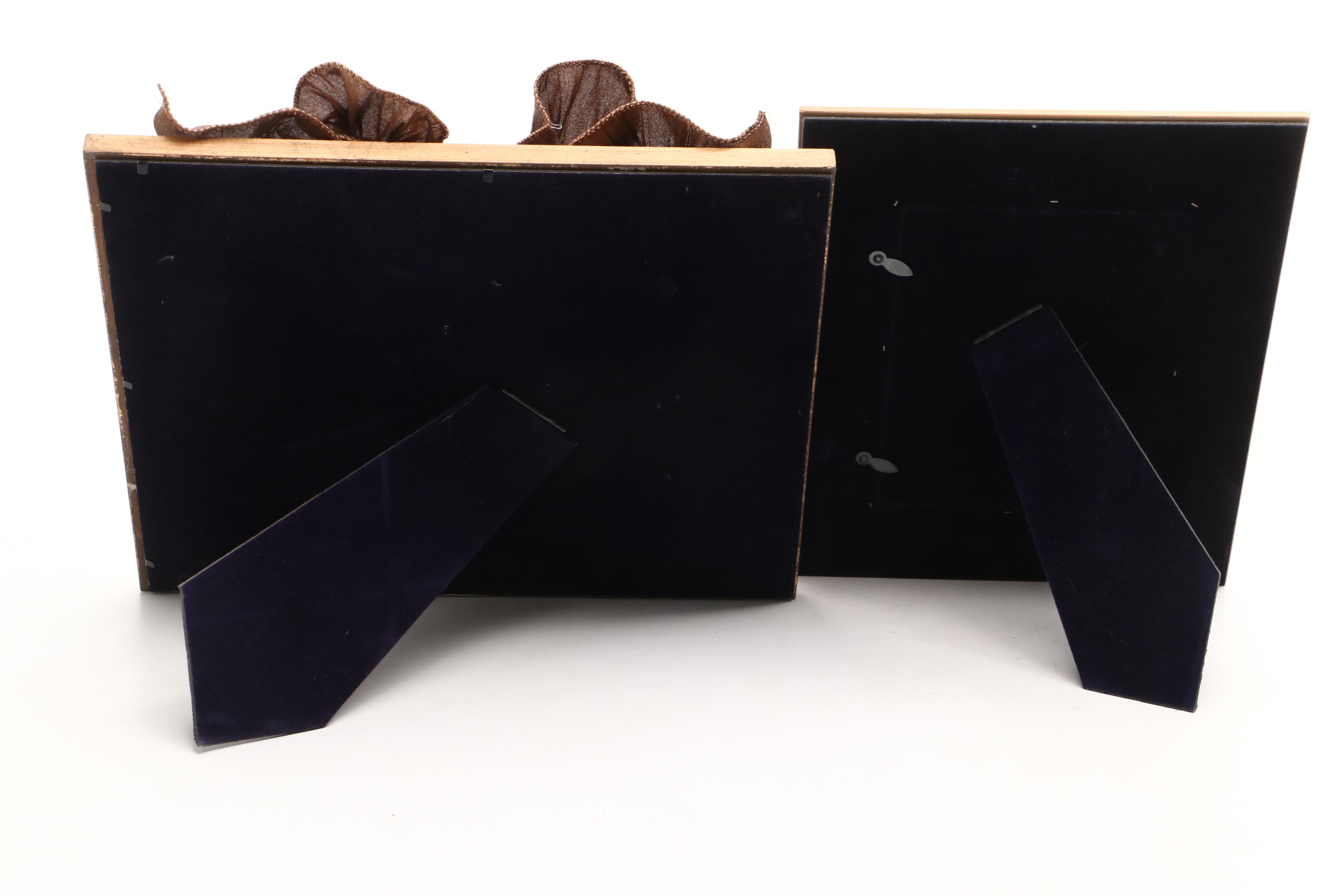 Bejeweled Picture Frames with Tray and Whimsical Beaded Candlesticks