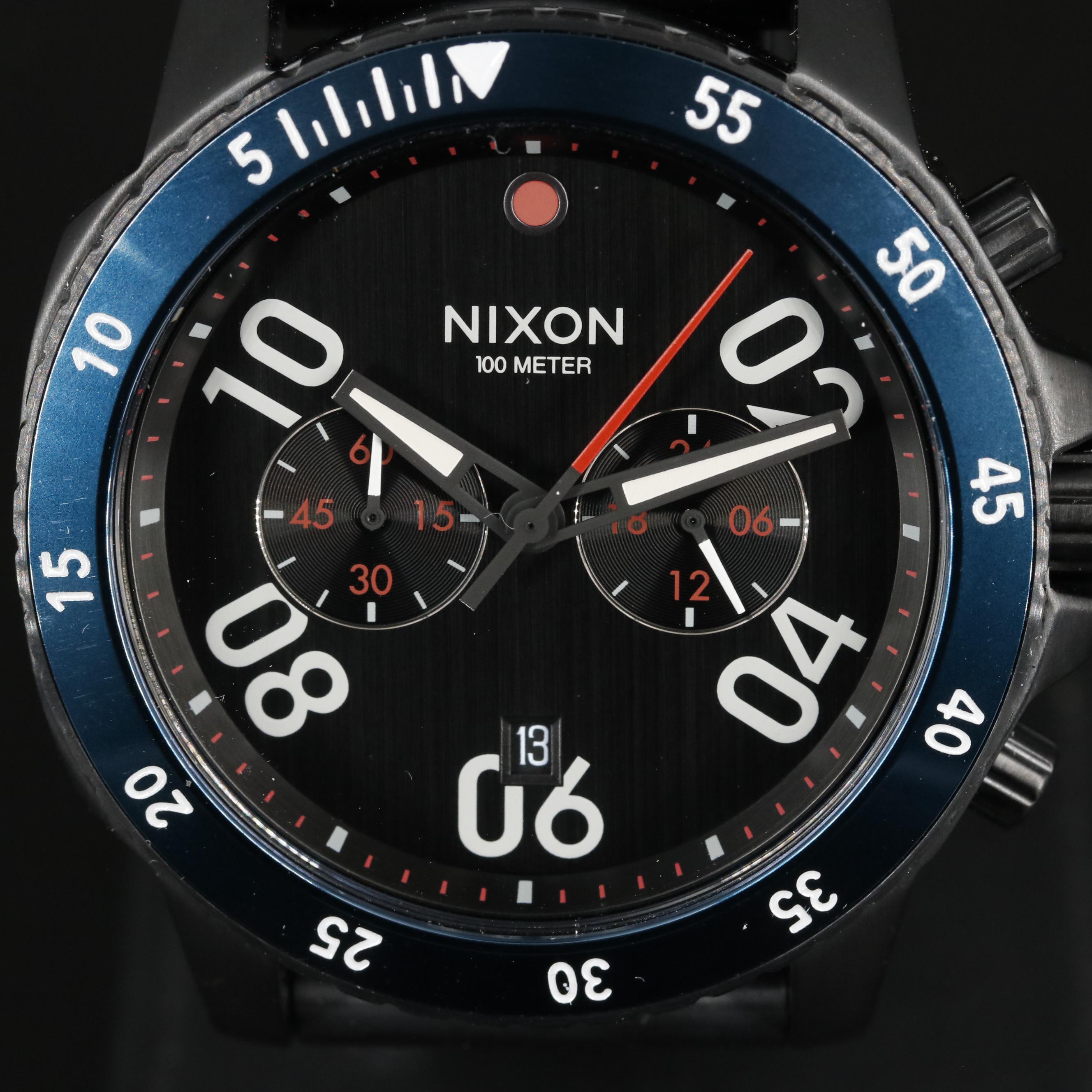 Nixon Ranger Chrono Quartz Chronograph Black Dial Watch