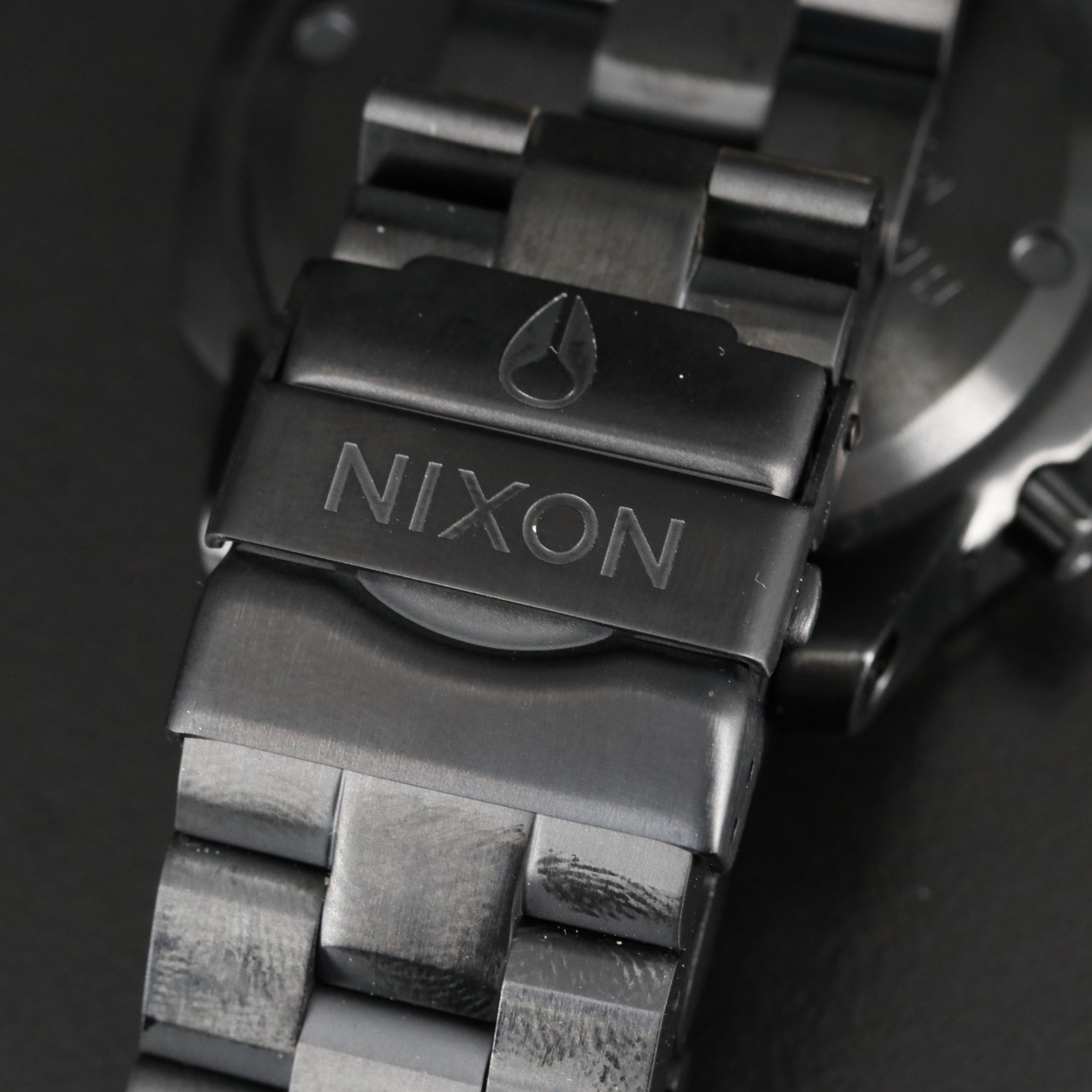 Nixon Ranger Chrono Quartz Chronograph Black Dial Watch