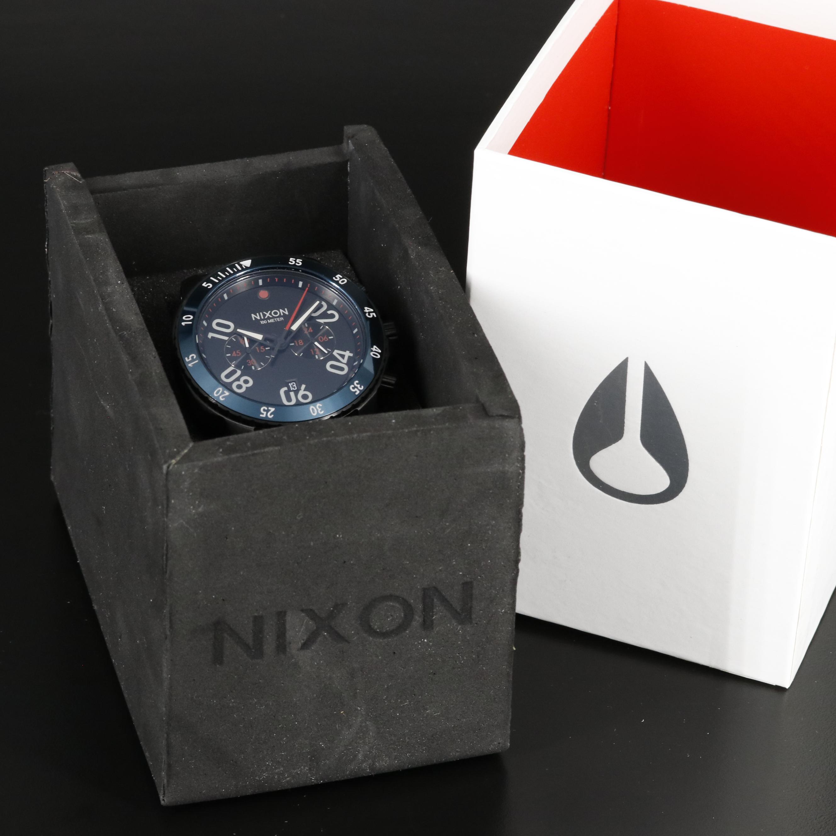 Nixon Ranger Chrono Quartz Chronograph Black Dial Watch