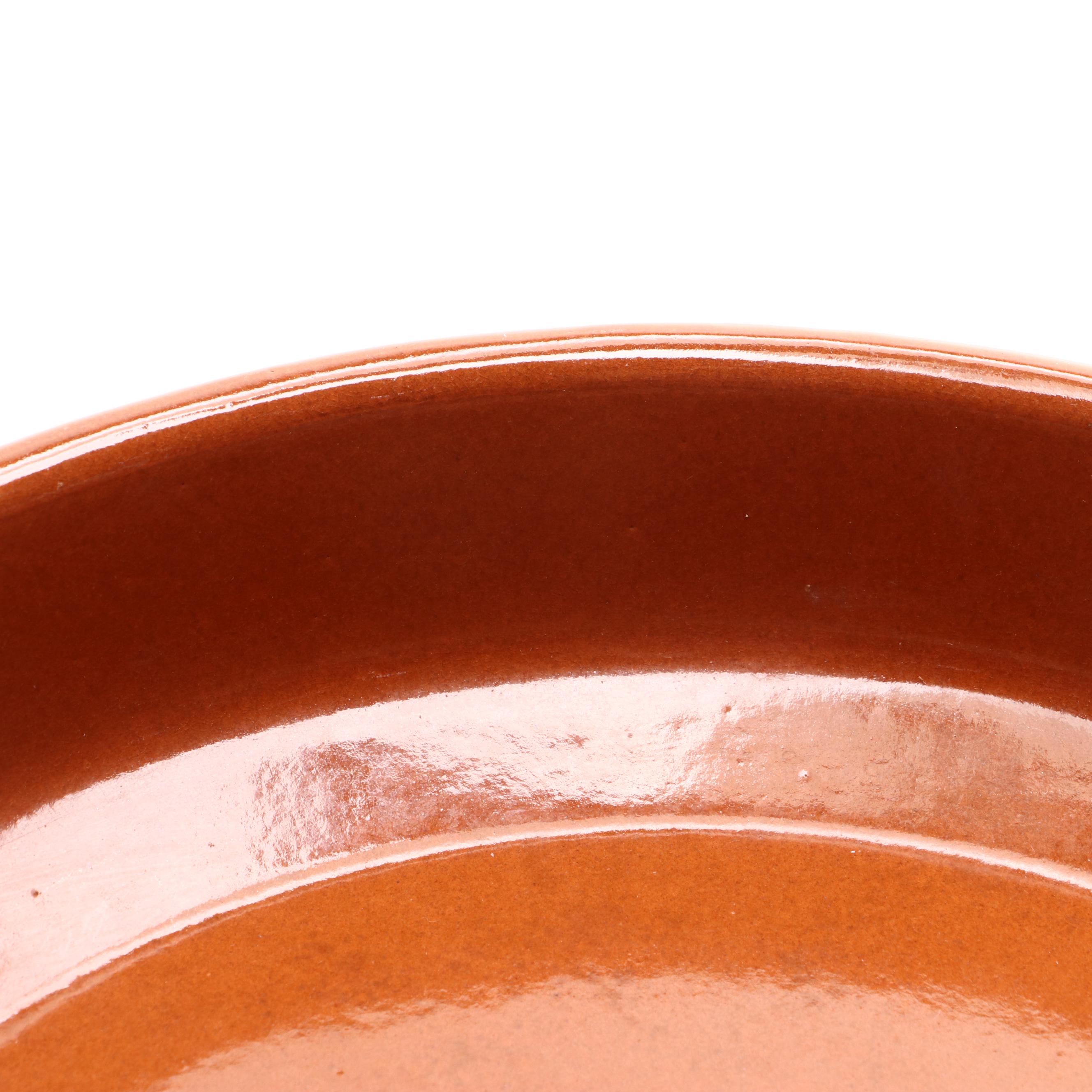 The Pampered Chef Ceramic Trivet with Glazed Terracotta Casserole Dish and More