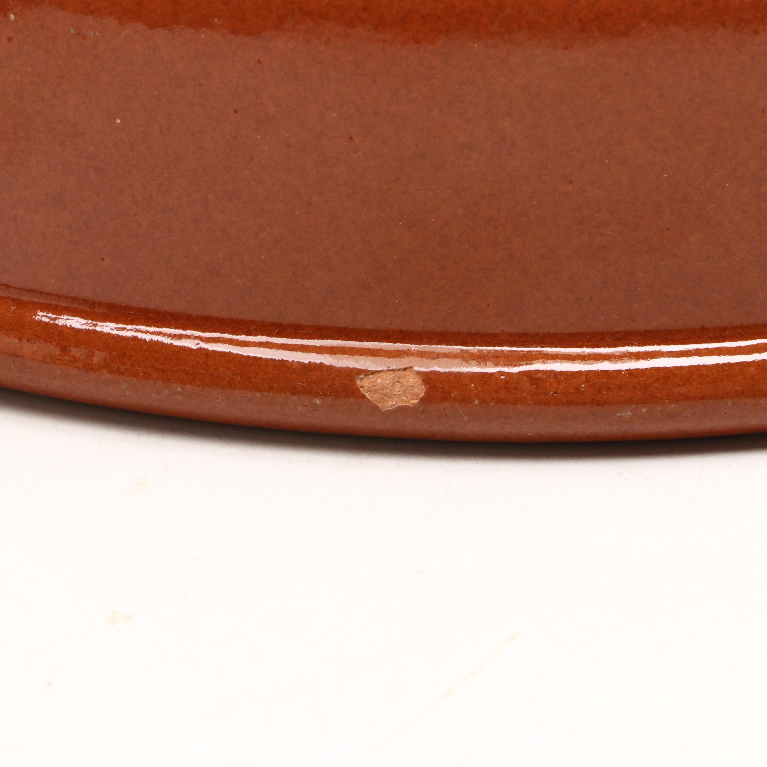 The Pampered Chef Ceramic Trivet with Glazed Terracotta Casserole Dish and More