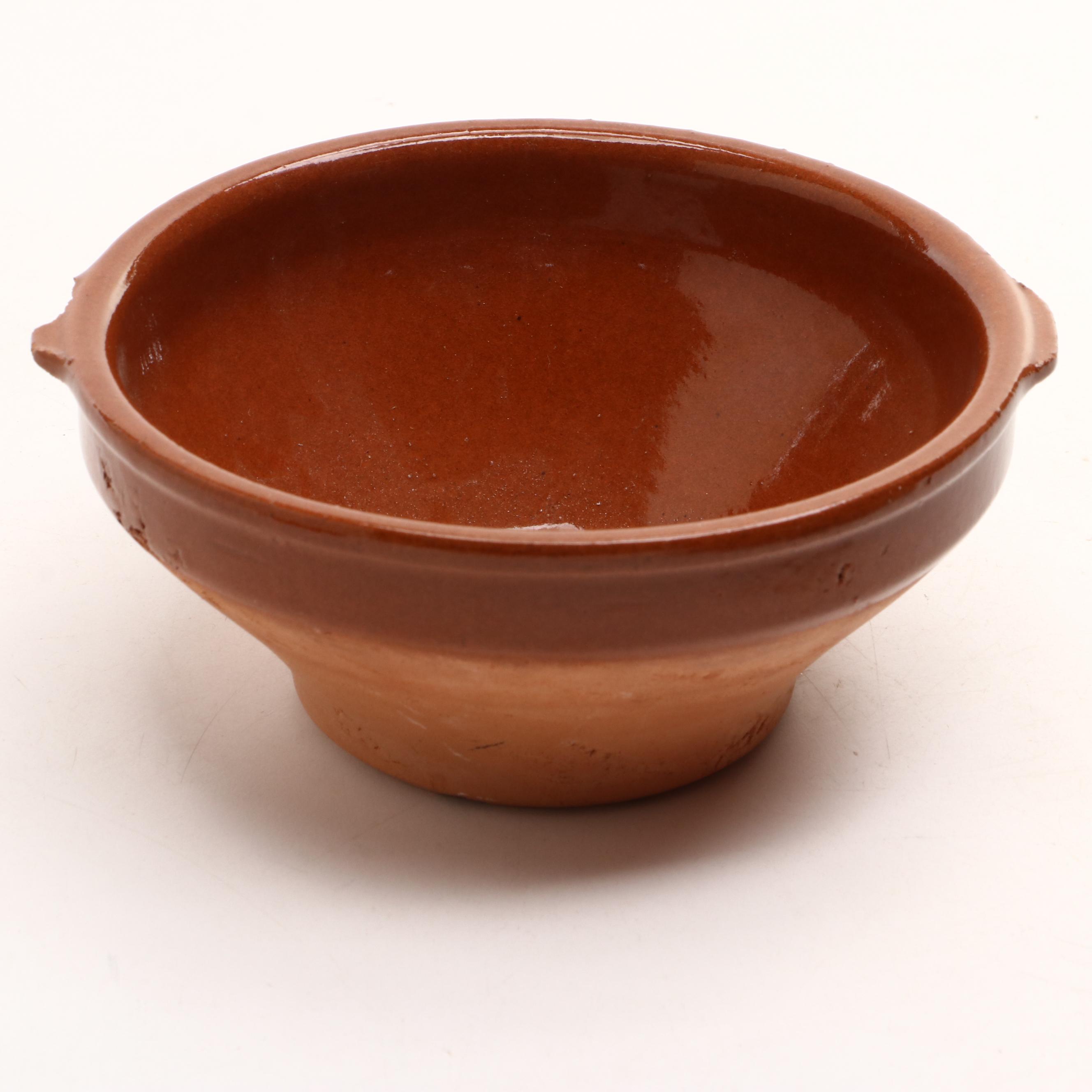 The Pampered Chef Ceramic Trivet with Glazed Terracotta Casserole Dish and More