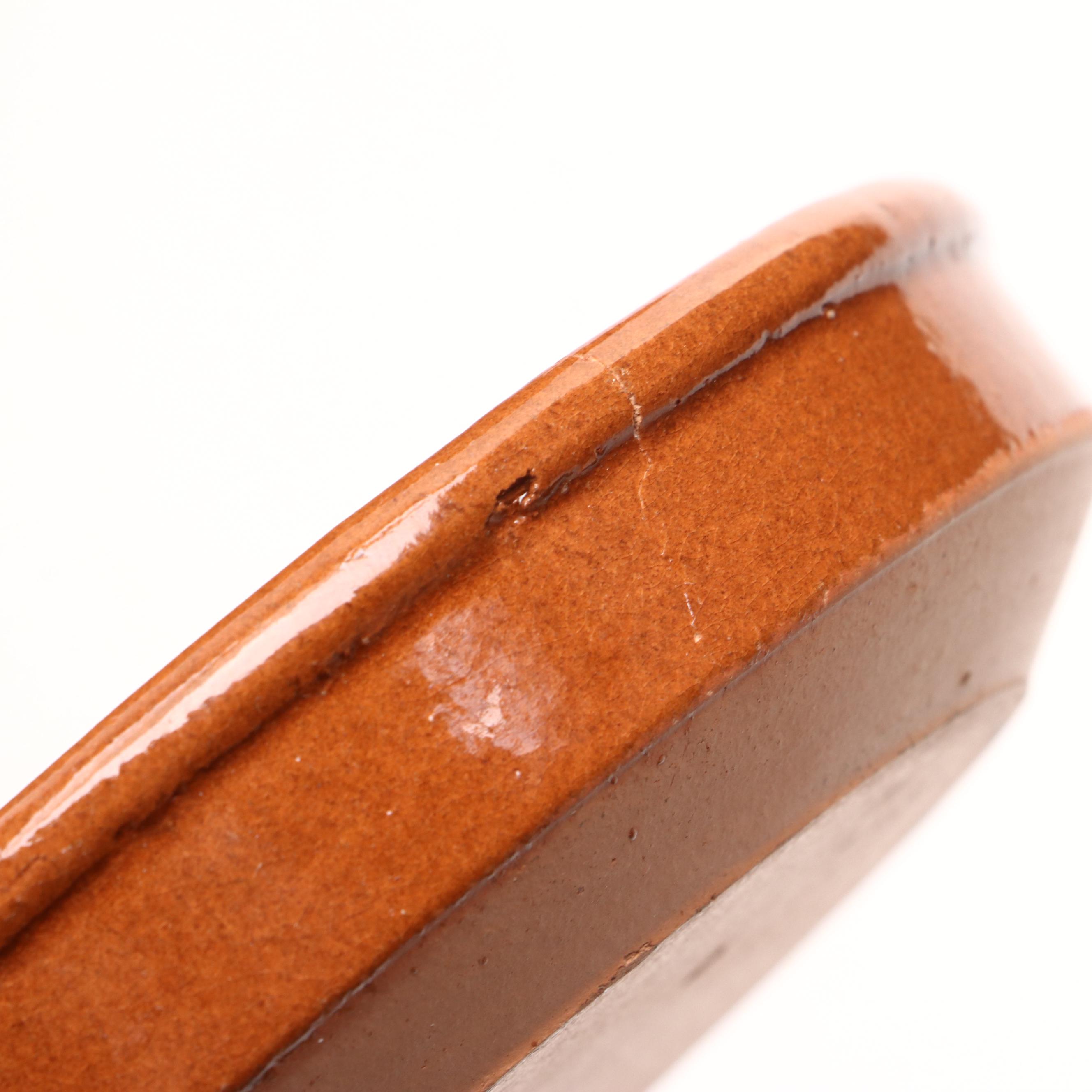 The Pampered Chef Ceramic Trivet with Glazed Terracotta Casserole Dish and More