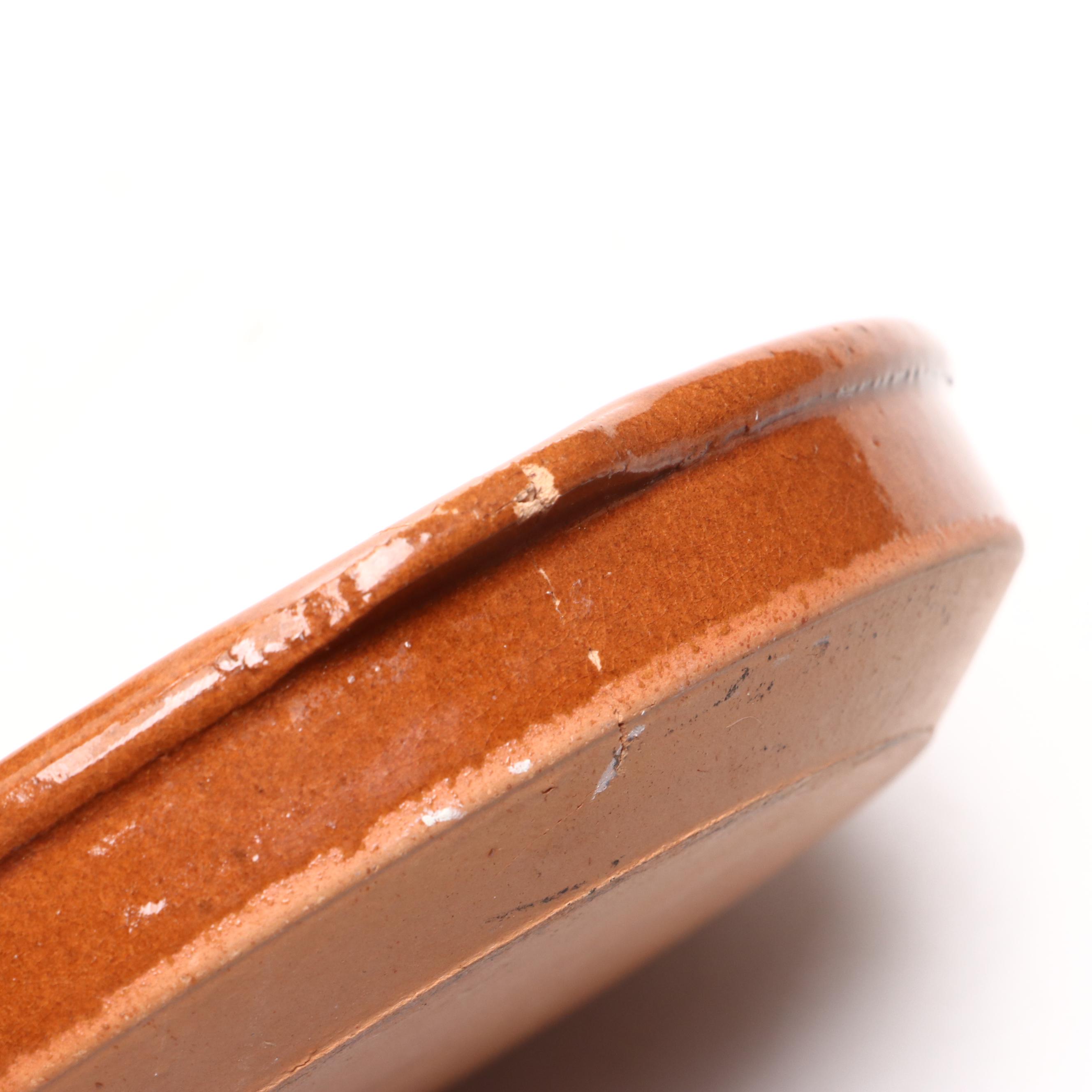 The Pampered Chef Ceramic Trivet with Glazed Terracotta Casserole Dish and More