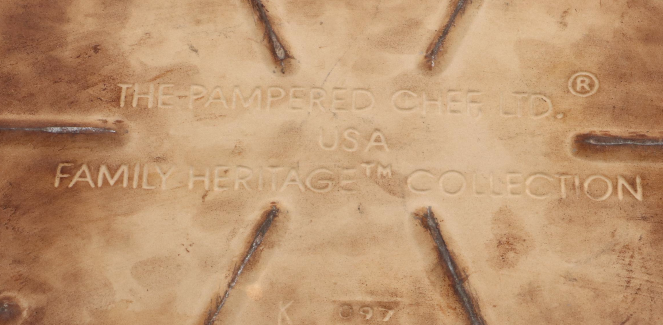 The Pampered Chef Ceramic Trivet with Glazed Terracotta Casserole Dish and More