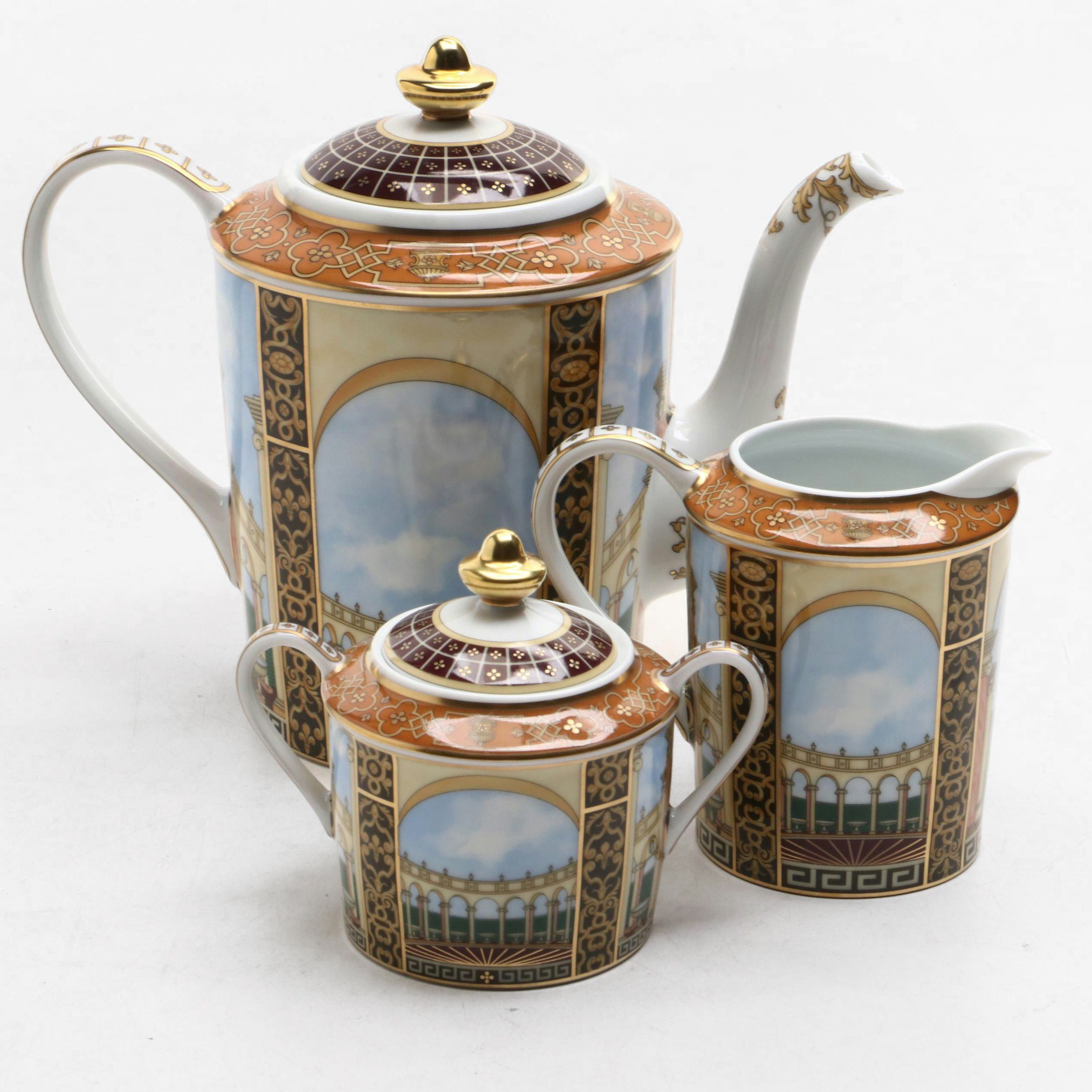 Bernardaud Limoges Porcelain "Grand Versailles" Coffee Service, 1998–2022