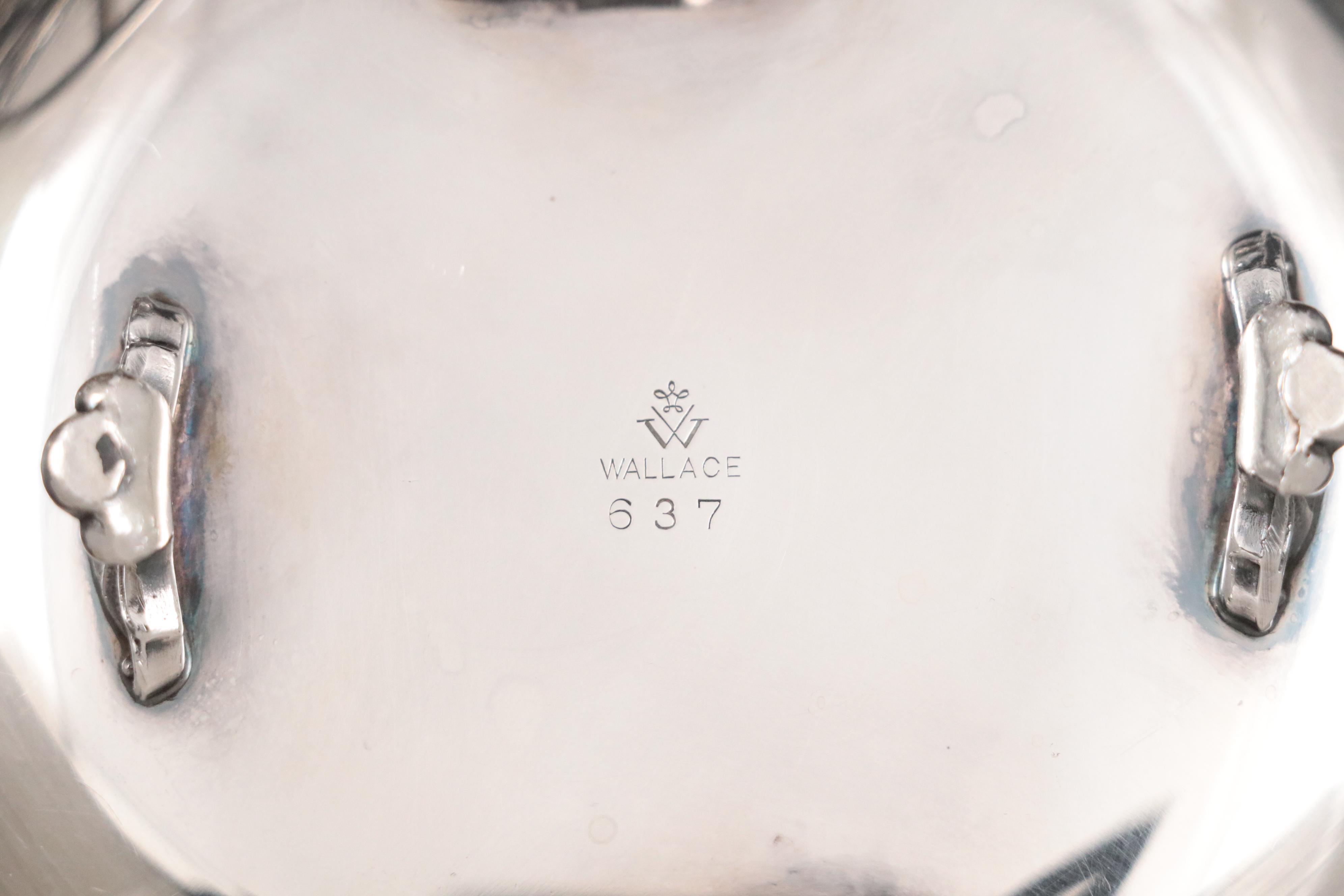 Sheffield Silver Company Tray with Other Tableware, Mid to Late 20th Century