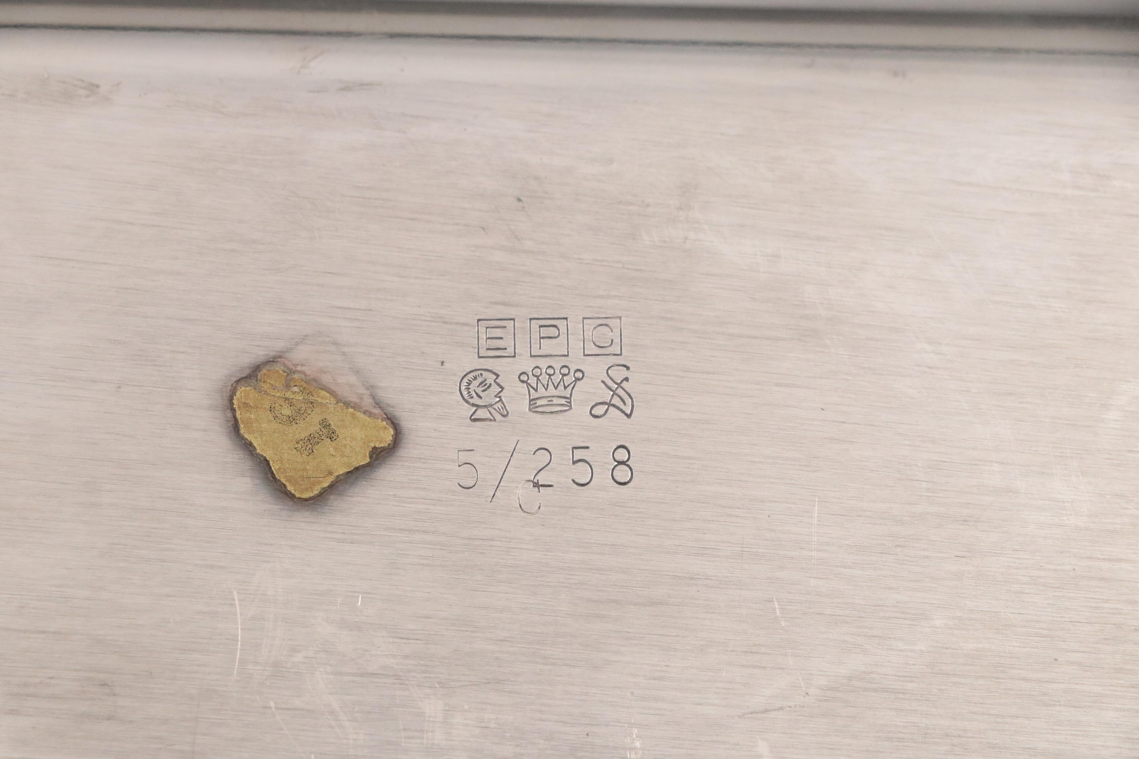 Sheffield Silver Company Tray with Other Tableware, Mid to Late 20th Century