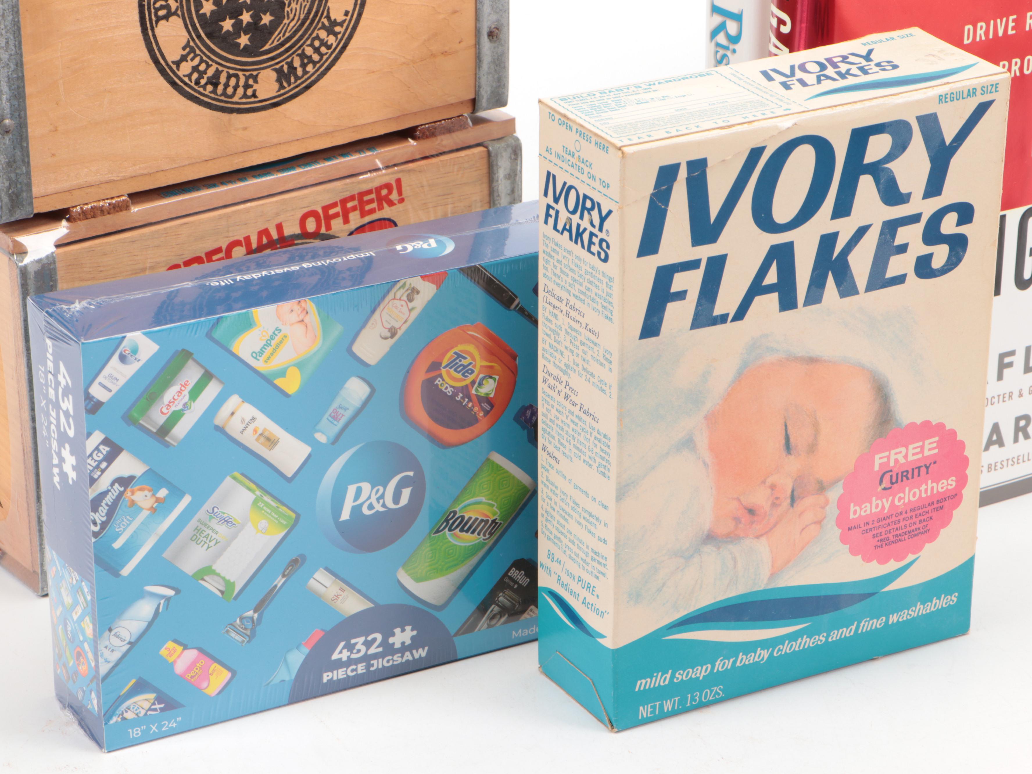Procter & Gamble Soap Crates, Pert Shampoo, Ivory and Lava Soaps, More