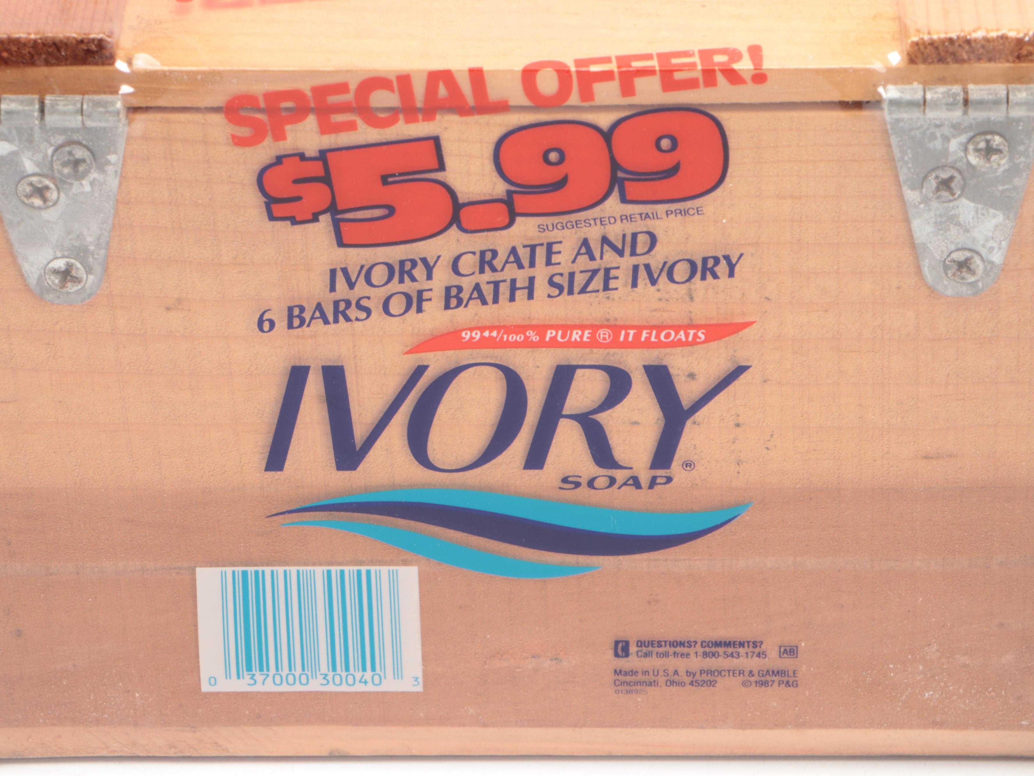 Procter & Gamble Soap Crates, Pert Shampoo, Ivory and Lava Soaps, More