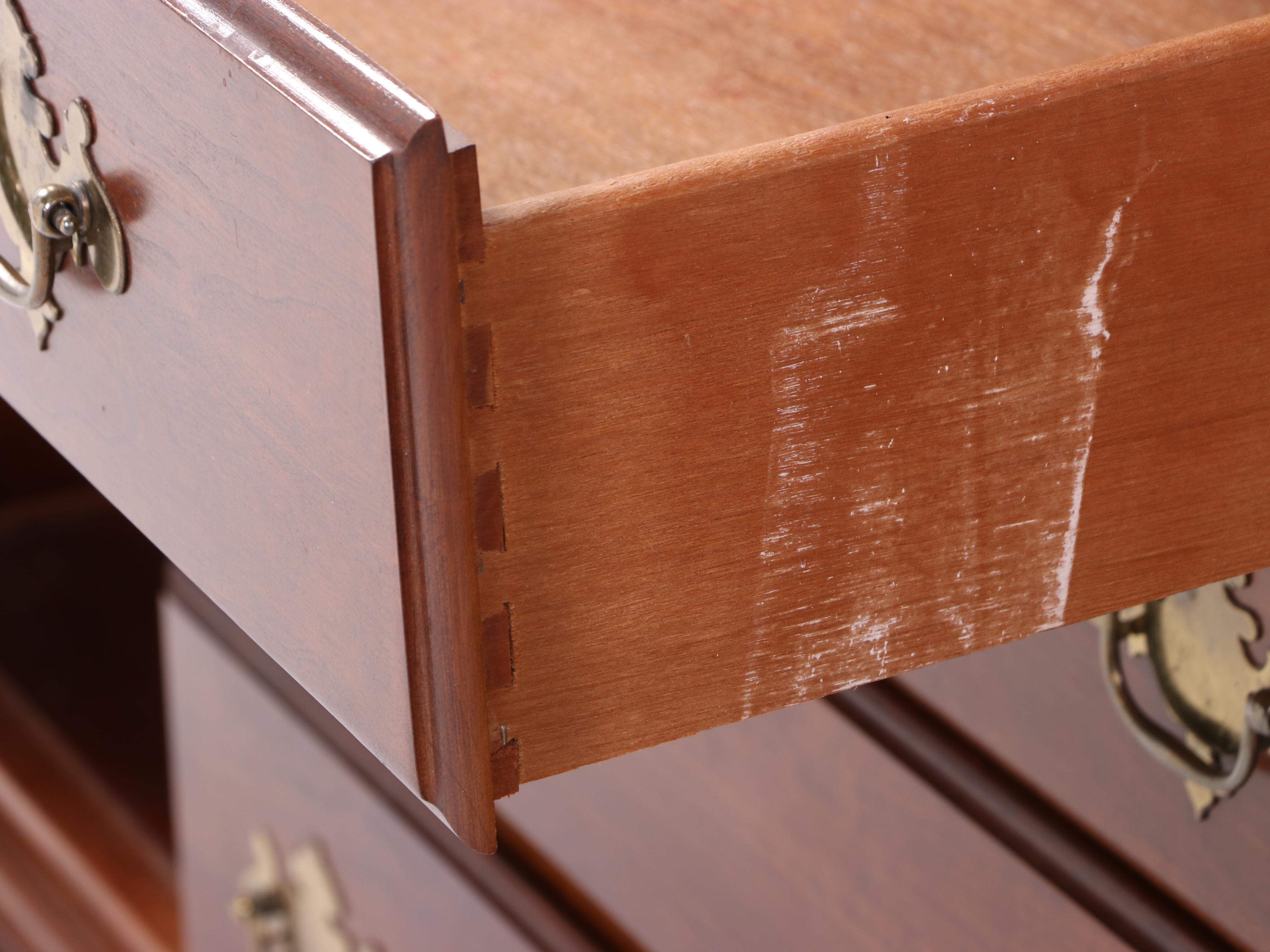 Stanley "American Craftsman Collection" Federal Style Cherrywood China Cabinet