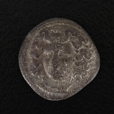 Ancient Thessaly, Larissa AR Trihemiobol Coin, ca. 350 B.C.