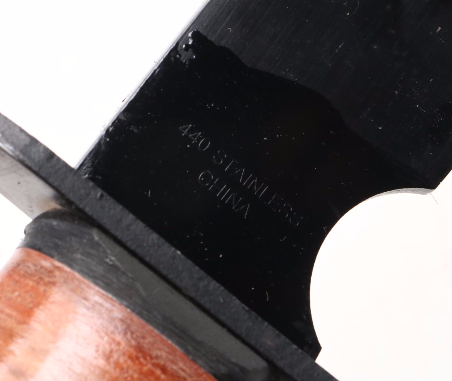 Snake Eye Stacked Leather Handled Combat Marine Fighter Sword with Scabbard