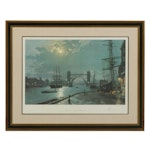 John Stobart Offset Lithograph "London," 1987