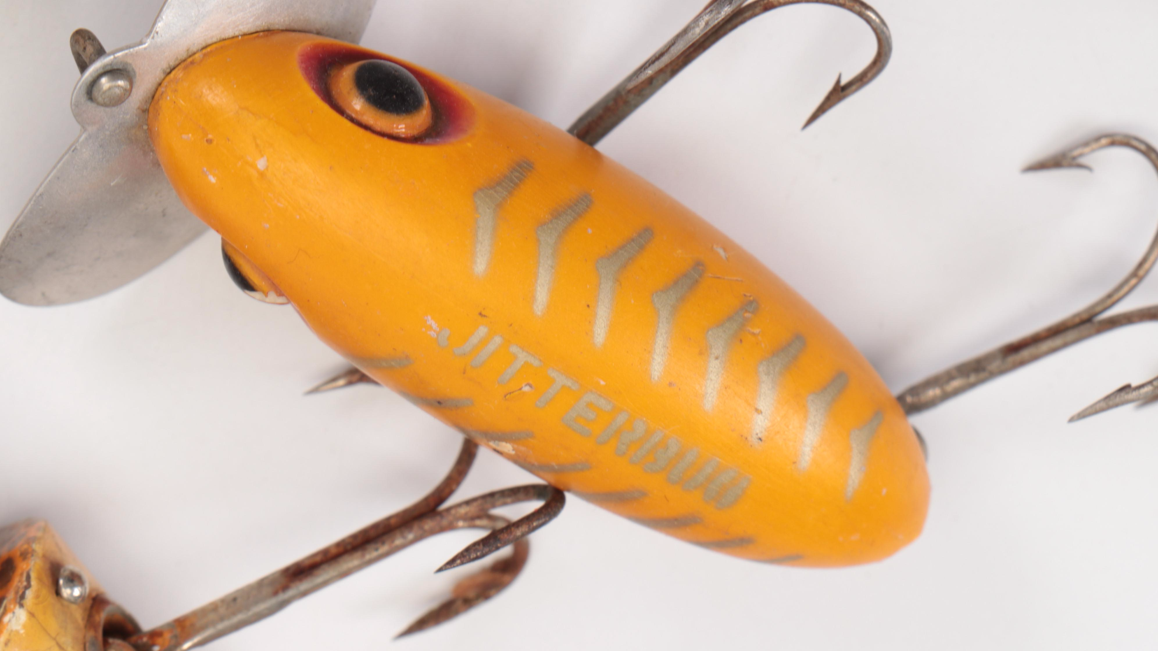 Vintage Fishing Lure Collection, Early to Mid 20th Century